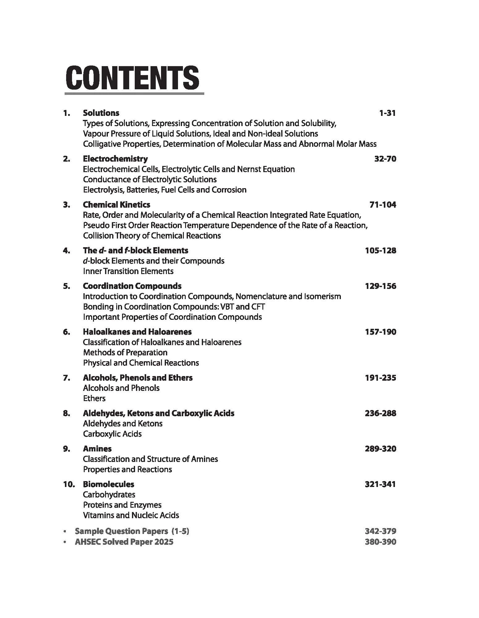 ASSEB Exam Master Chemistry Class 12 Exam 2026 | Chapterwise-Topicwise Coverage of Whole Syllabus | Sample Paper Based on Exam 2026 - Image 3