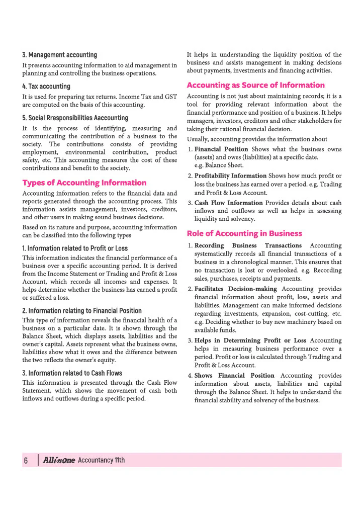 All in One Accountancy Class 11 for CBSE Exam 2026-27 | NCERT Based Complete Theory, Practice Exercises, CBQs, A-R, Sample Papers & Mind Maps | Revised Edition as per Latest Syllabus - Image 10