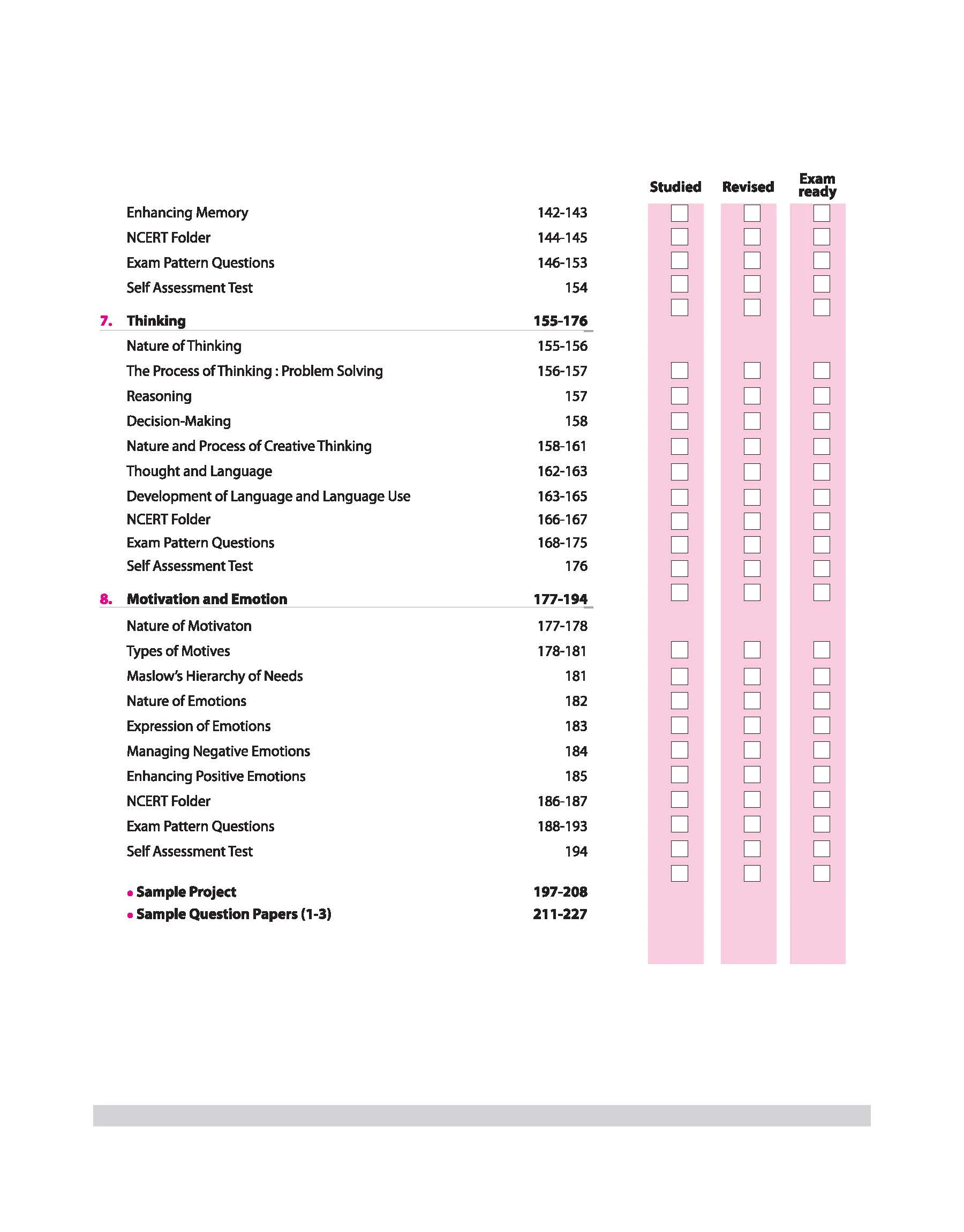 CBSE All in One Psychology Class 11 Exam 2025-26 | NCERT Questions & Other Important Questions, Sample Question Papers | Including Project Work - Image 5