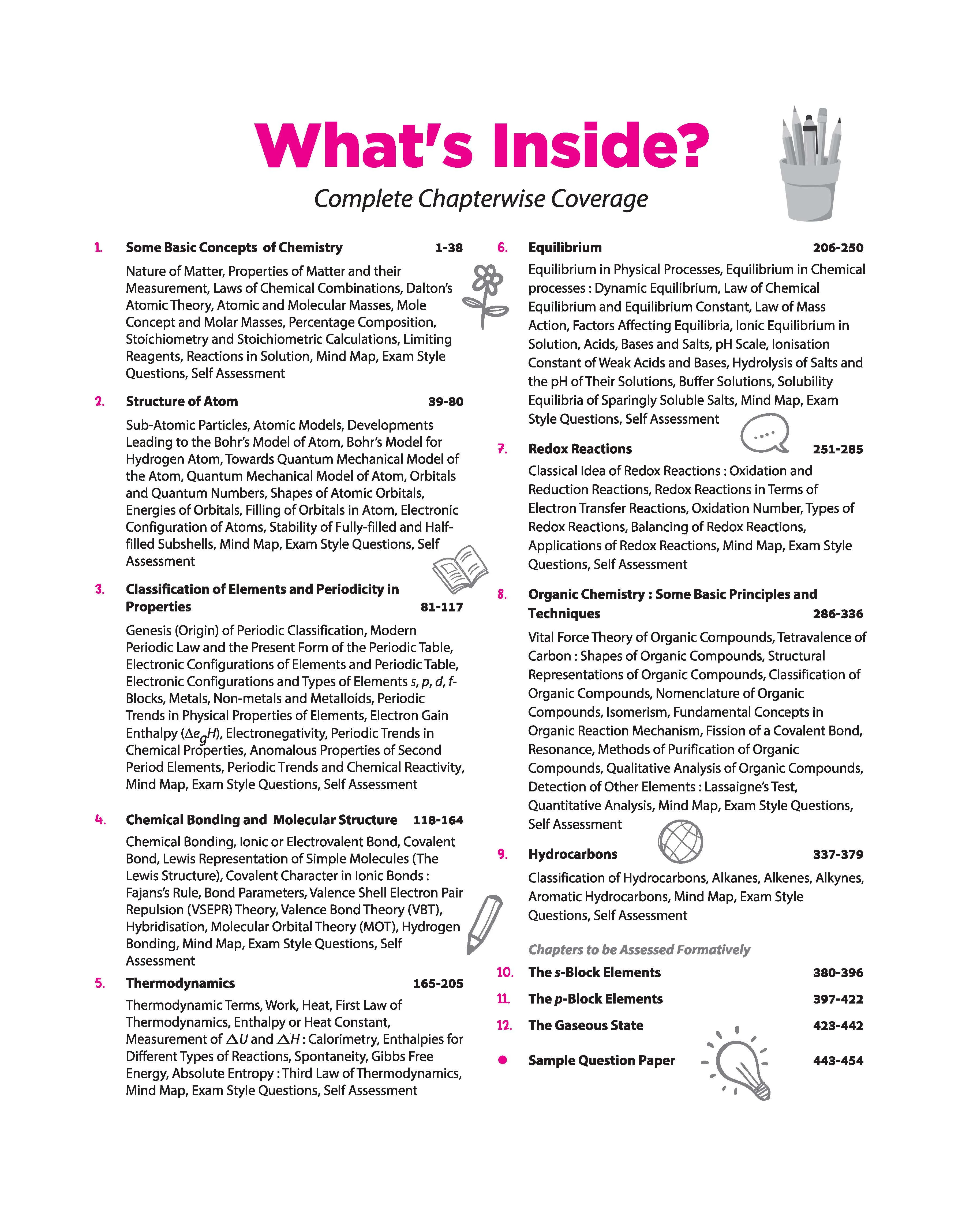 All in One Chemistry Class 11 for CBSE Exam 2026-27 | NCERT Based Complete Theory, Practice Exercises, CBQs, A-R, Sample Papers & Mind Maps | Revised Edition as per Latest Syllabus - Image 5