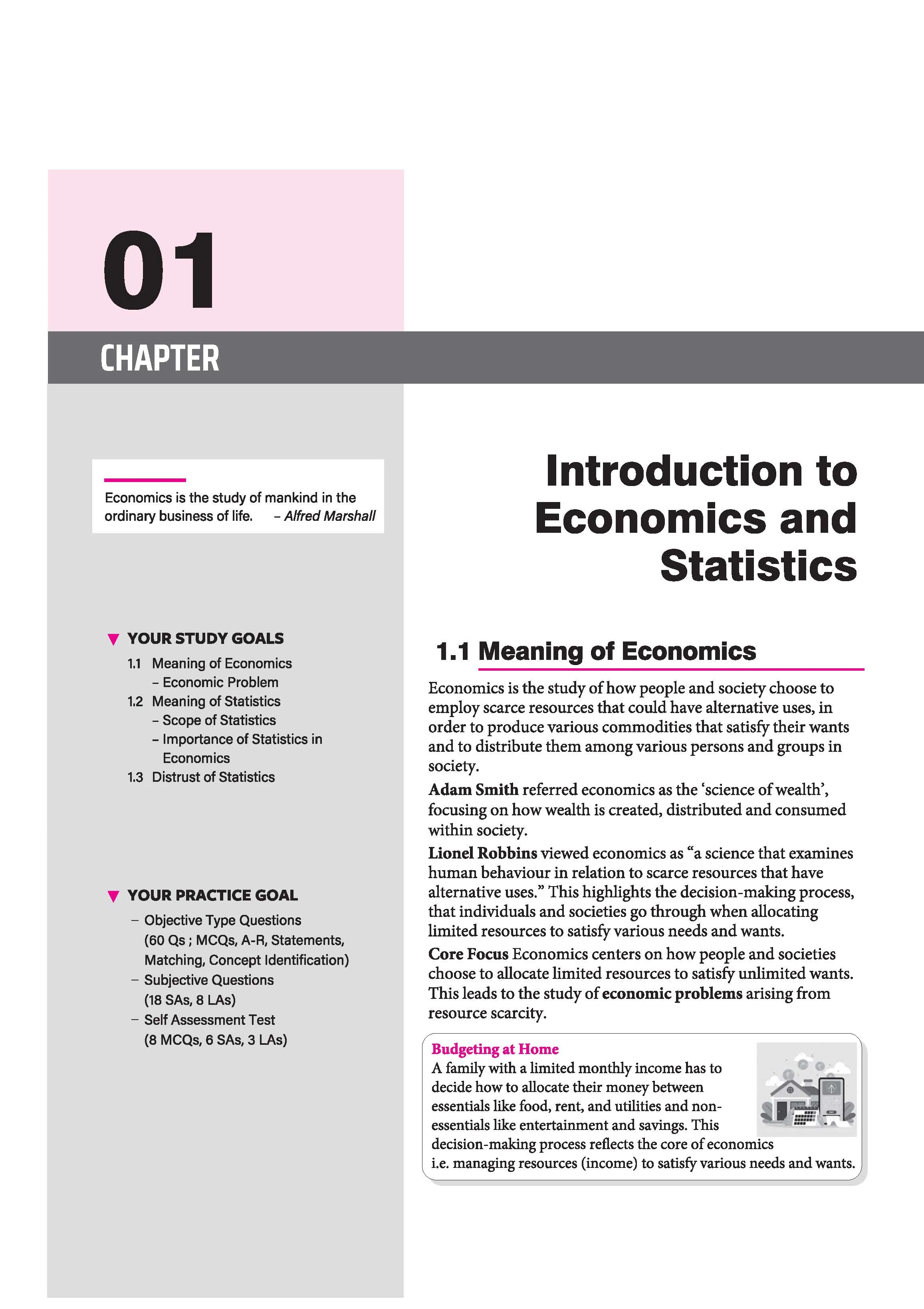All in One Economics Class 11 for CBSE Exam 2026-27 | NCERT Based Complete Theory, Practice Exercises, CBQs, A-R, Sample Papers & Mind Maps | Revised Edition as per Latest Syllabus - Image 7