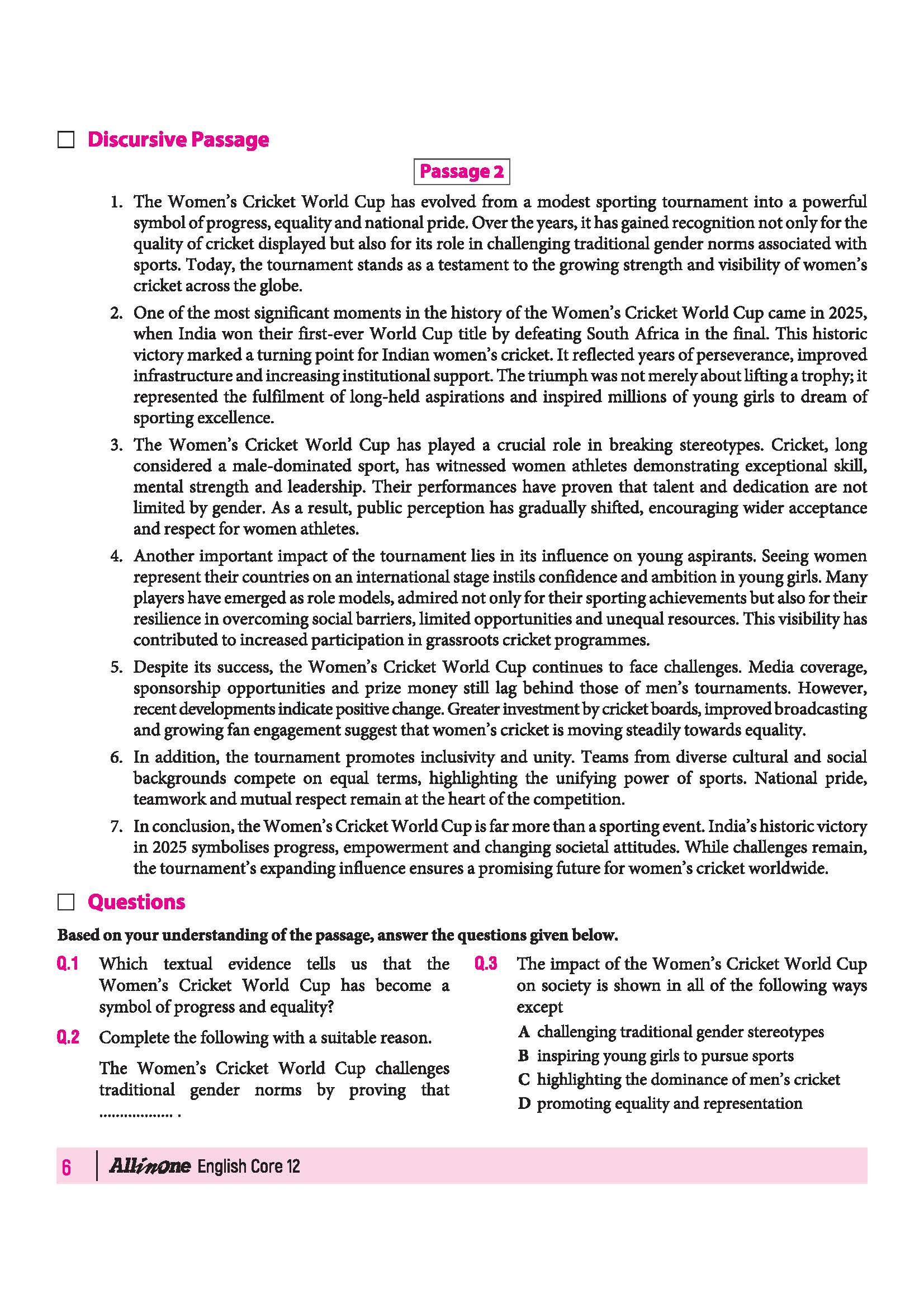 All in One English Core Class 12 for CBSE Exam 2026-27 | NCERT Based Complete Theory, Practice Exercises, CBQs, A-R, Sample Papers & Mind Maps | Revised Edition as per Latest Syllabus - Image 10