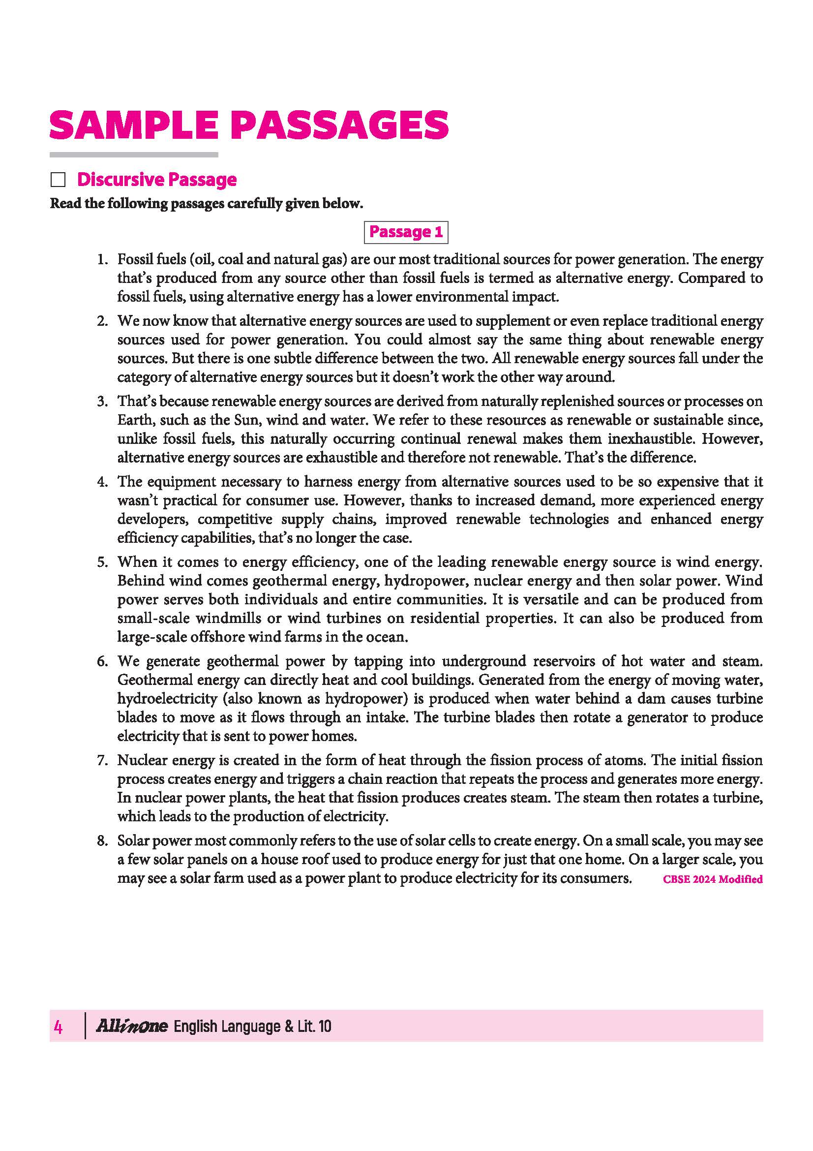 All in One English Language & Literature Class 10 for CBSE Exam 2026-27 | NCERT Based Complete Theory, Practice Exercises, CBQs, A-R, Sample Papers & Mind Maps | Revised Edition as per Latest Syllabus - Image 8