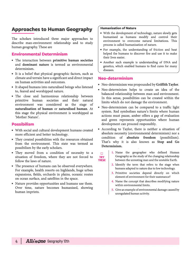 All in One Geography Class 12 for CBSE Exam 2026-27 | NCERT Based Complete Theory, Practice Exercises, CBQs, A-R, Sample Papers & Mind Maps | Revised Edition as per Latest Syllabus - Image 8