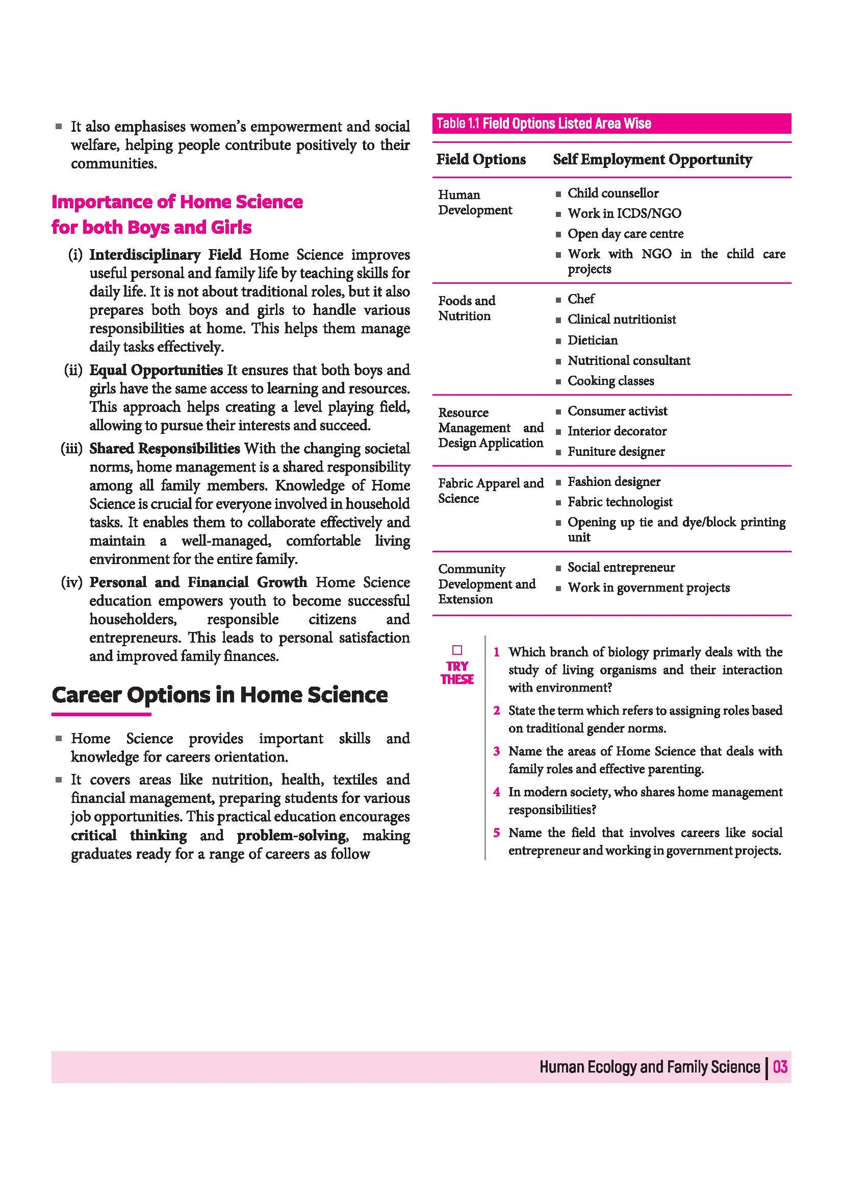 All in One Home Science Class 11 for CBSE Exam 2026-27 | NCERT Based Complete Theory, Practice Exercises, CBQs, A-R, Sample Papers & Mind Maps | Revised Edition as per Latest Syllabus - Image 9