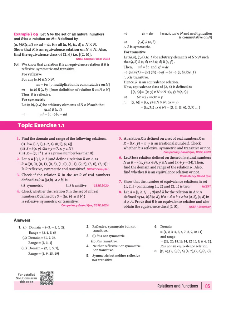 All in One Mathematics Class 12 for CBSE Exam 2026-27 | NCERT Based Complete Theory, Practice Exercises, CBQs, A-R, Sample Papers & Mind Maps | Revised Edition as per Latest Syllabus - Image 11