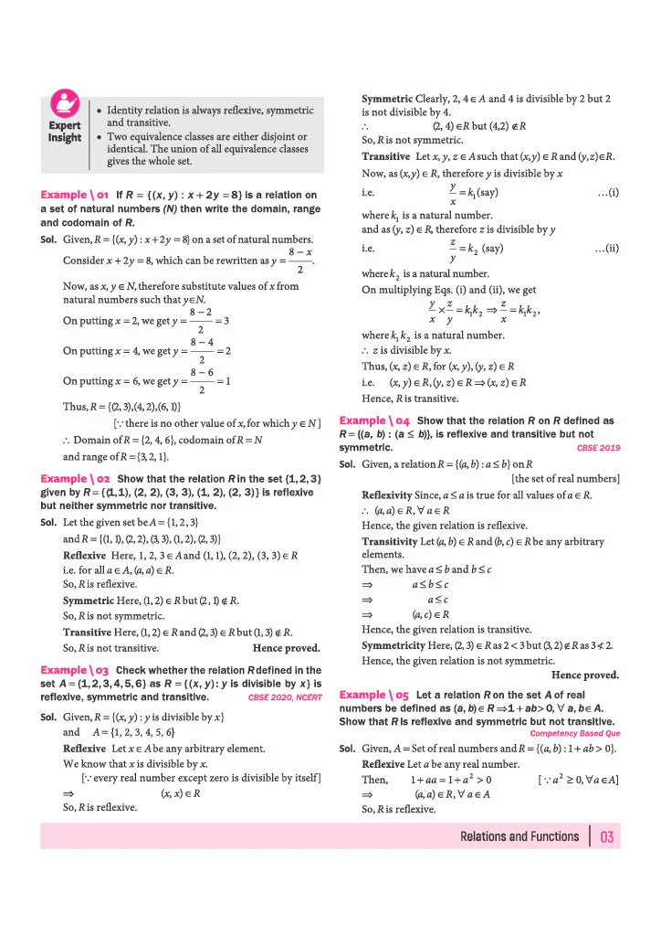 All in One Mathematics Class 12 for CBSE Exam 2026-27 | NCERT Based Complete Theory, Practice Exercises, CBQs, A-R, Sample Papers & Mind Maps | Revised Edition as per Latest Syllabus - Image 9