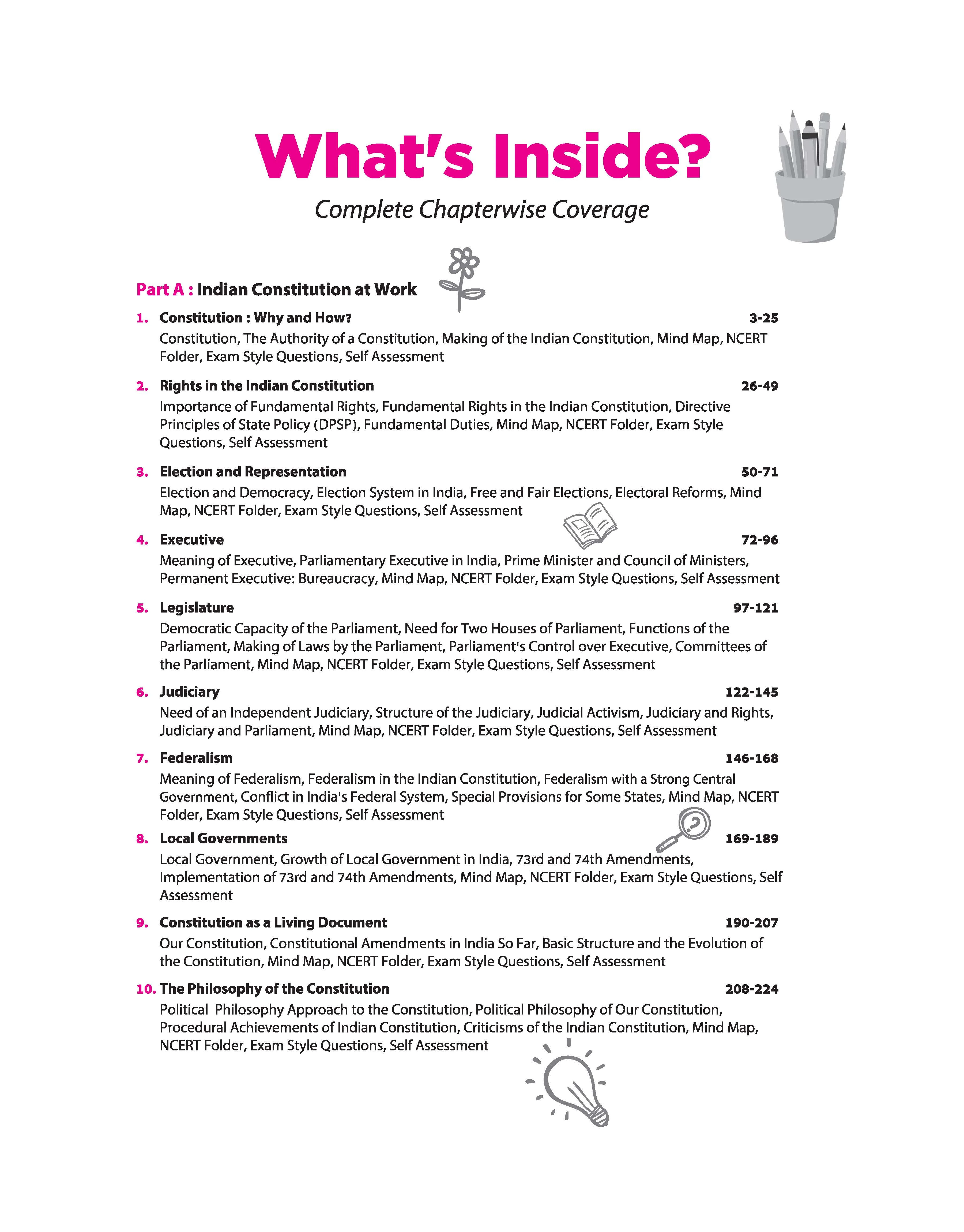 All in One Political Science Class 11 for CBSE Exam 2026-27 | NCERT Based Complete Theory, Practice Exercises, CBQs, A-R, Sample Papers & Mind Maps | Revised Edition as per Latest Syllabus - Image 5