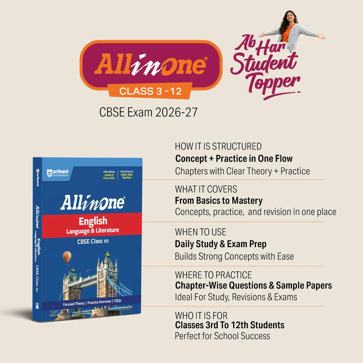 All in One Social Science (Samajik Vigyan) Class 10 for CBSE Exam 2026-27 | NCERT Based Complete Theory, Practice Exercises, CBQs, A-R, Sample Papers & Mind Maps | Revised Edition as per Latest Syllabus - Image 3