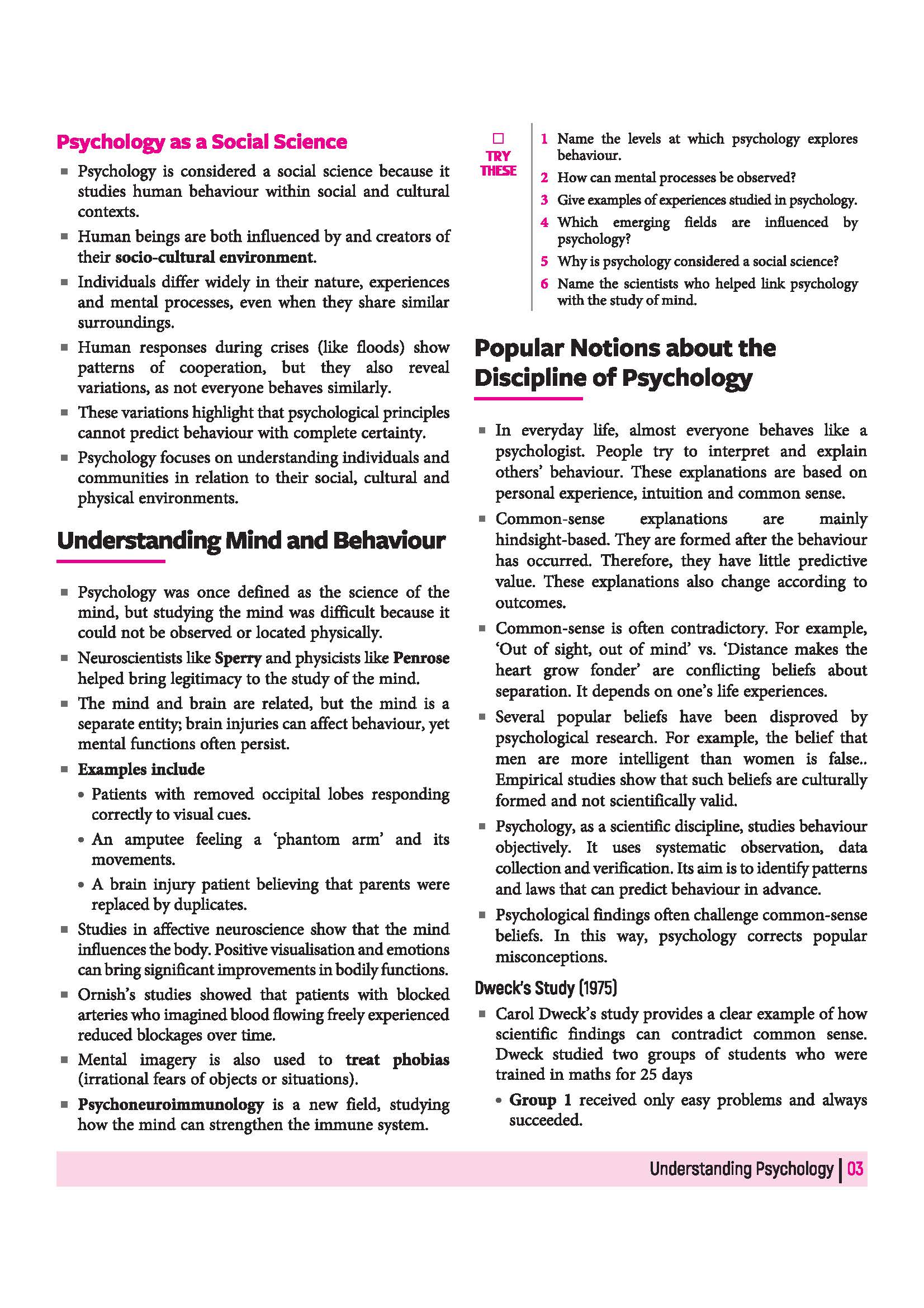 All in One Psychology Class 11 for CBSE Exam 2026-27 | NCERT Based Complete Theory, Practice Exercises, CBQs, A-R, Sample Papers & Mind Maps | Revised Edition as per Latest Syllabus - Image 8