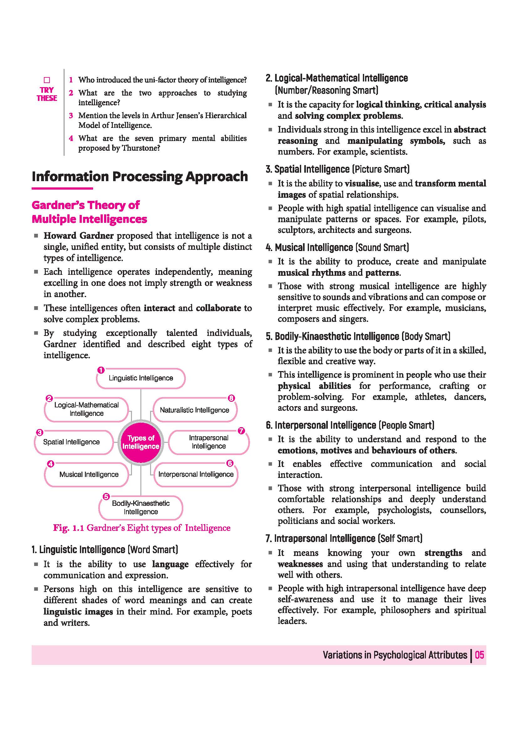 All in One Psychology Class 12 for CBSE Exam 2026-27 | NCERT Based Complete Theory, Practice Exercises, CBQs, A-R, Sample Papers & Mind Maps | Revised Edition as per Latest Syllabus - Image 11