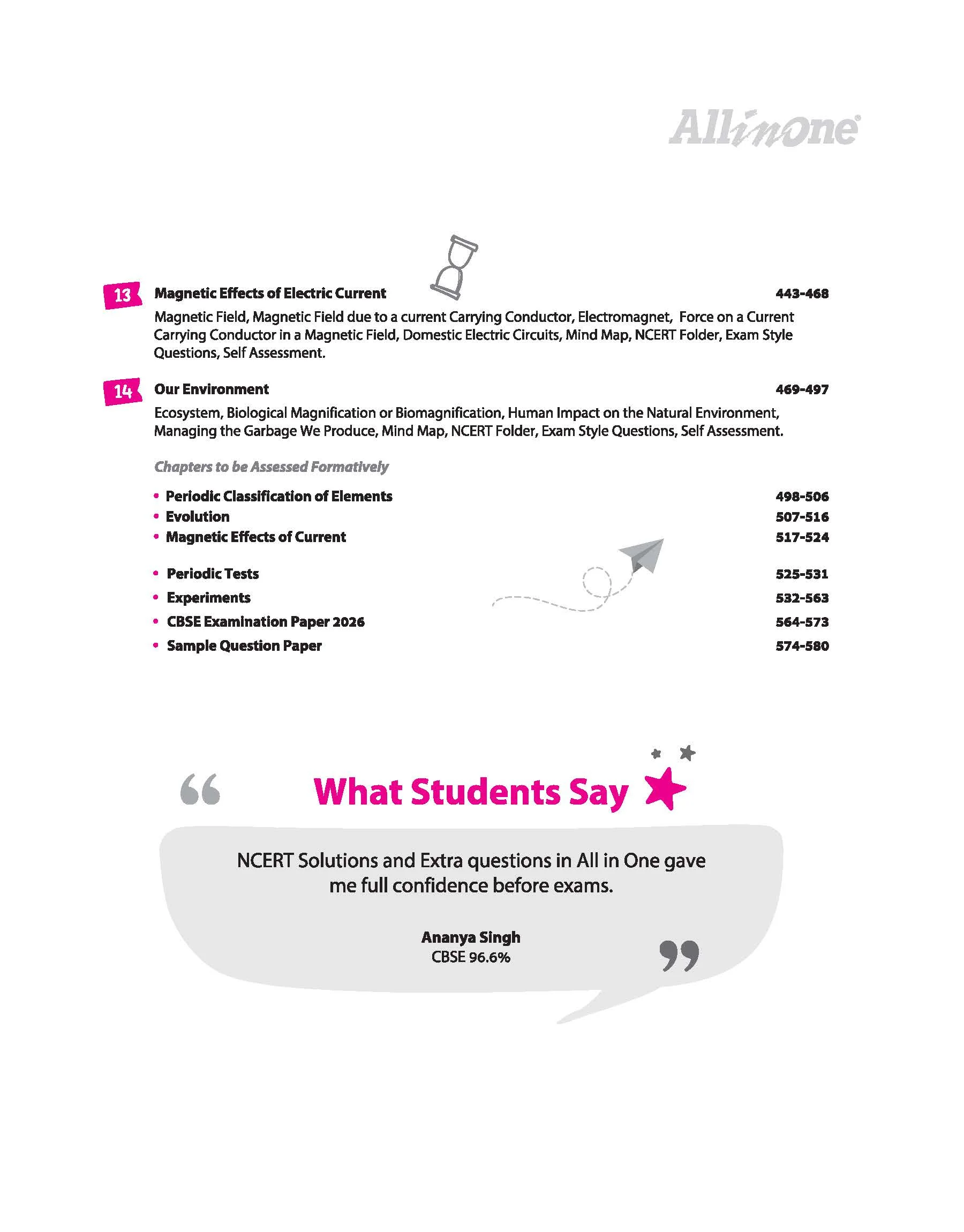 All in One Science Class 10 for CBSE Exam 2026-27 | NCERT Based Complete Theory, Practice Exercises, CBQs, A-R, Sample Papers & Mind Maps | Revised Edition as per Latest Syllabus - Image 7