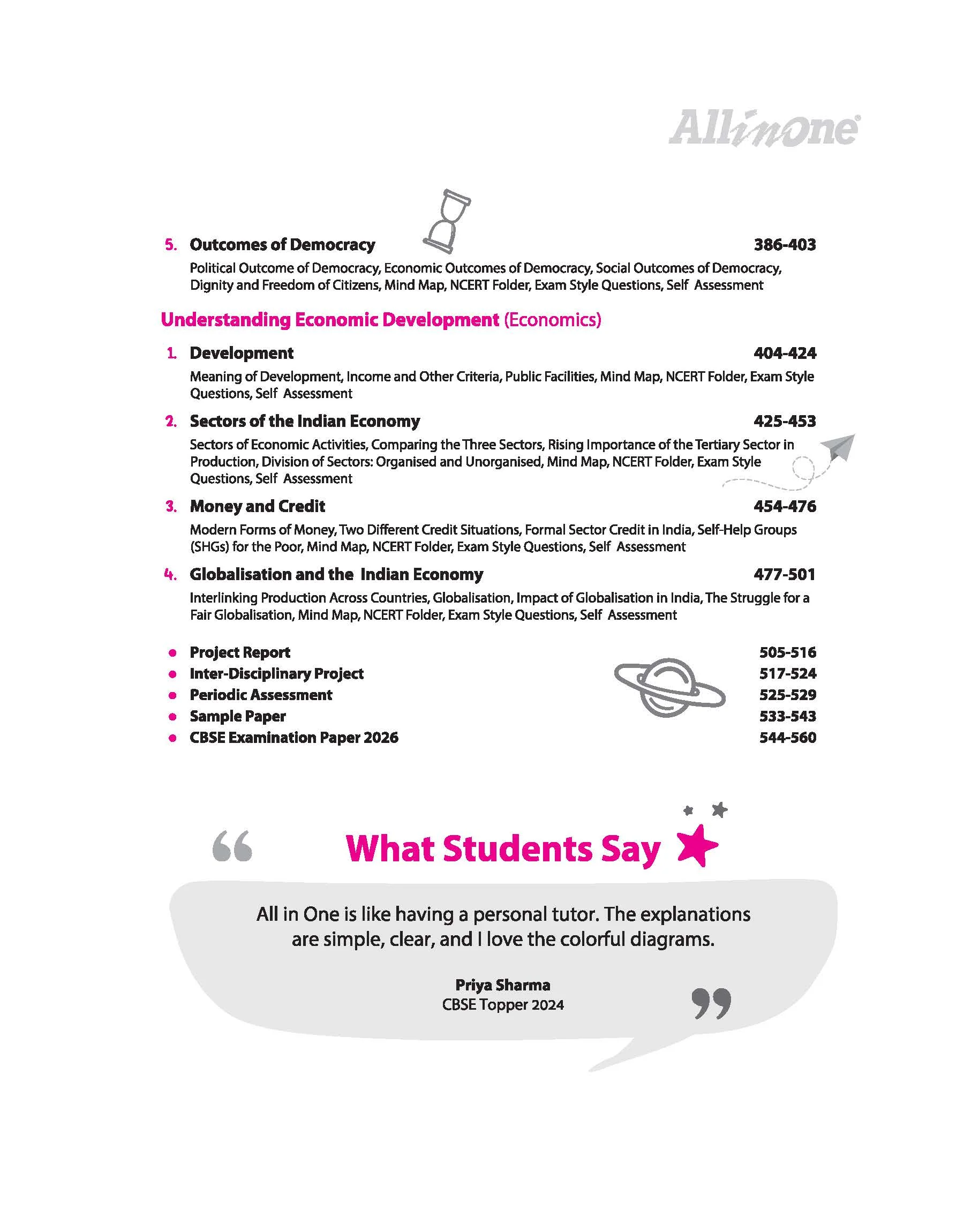 All in One Social Science Class 10 for CBSE Exam 2026-27 | NCERT Based Complete Theory, Practice Exercises, CBQs, A-R, Sample Papers & Mind Maps | Revised Edition as per Latest Syllabus - Image 7