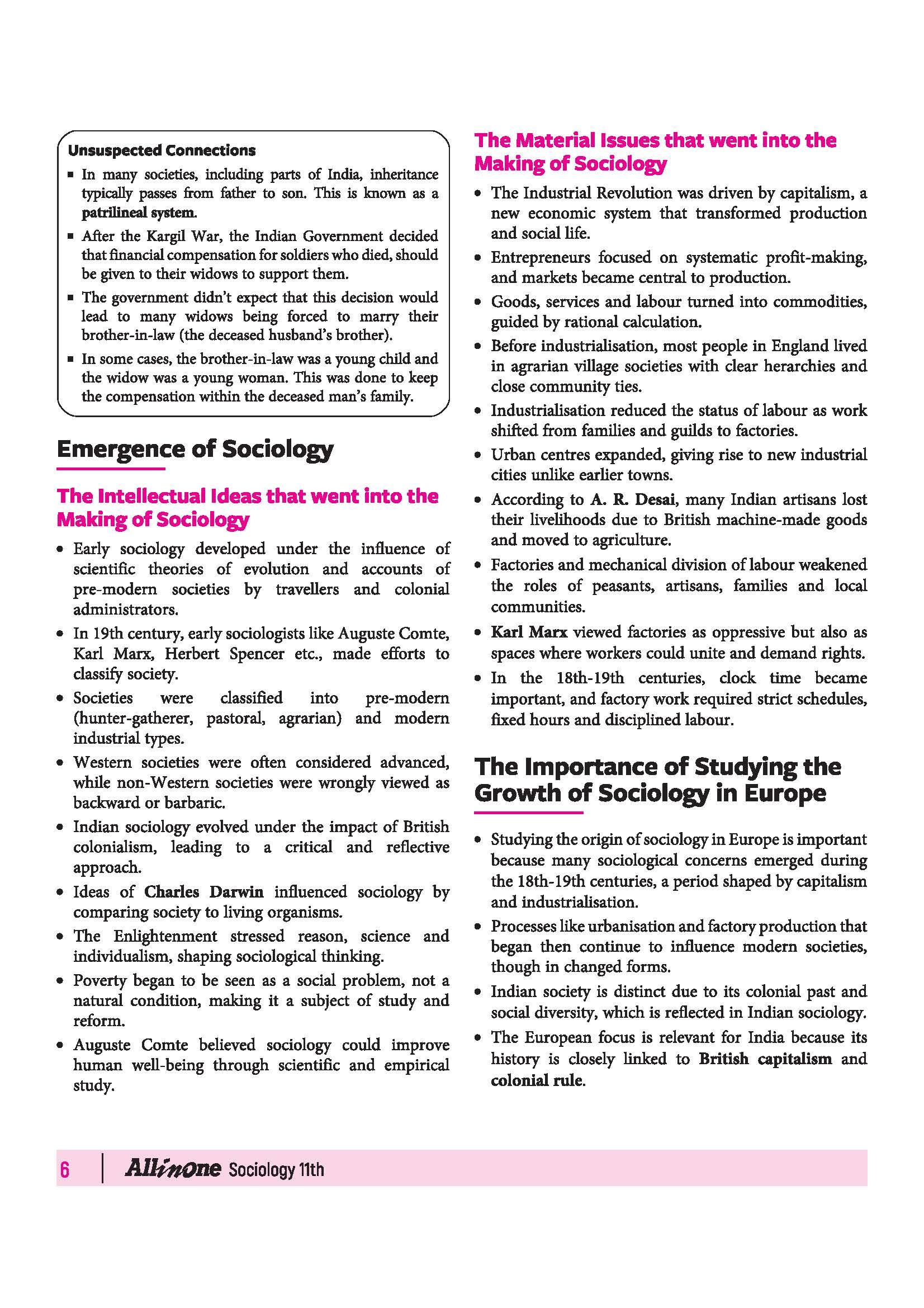 All in One Sociology Class 11 for CBSE Exam 2026-27 | NCERT Based Complete Theory, Practice Exercises, CBQs, A-R, Sample Papers & Mind Maps | Revised Edition as per Latest Syllabus - Image 9