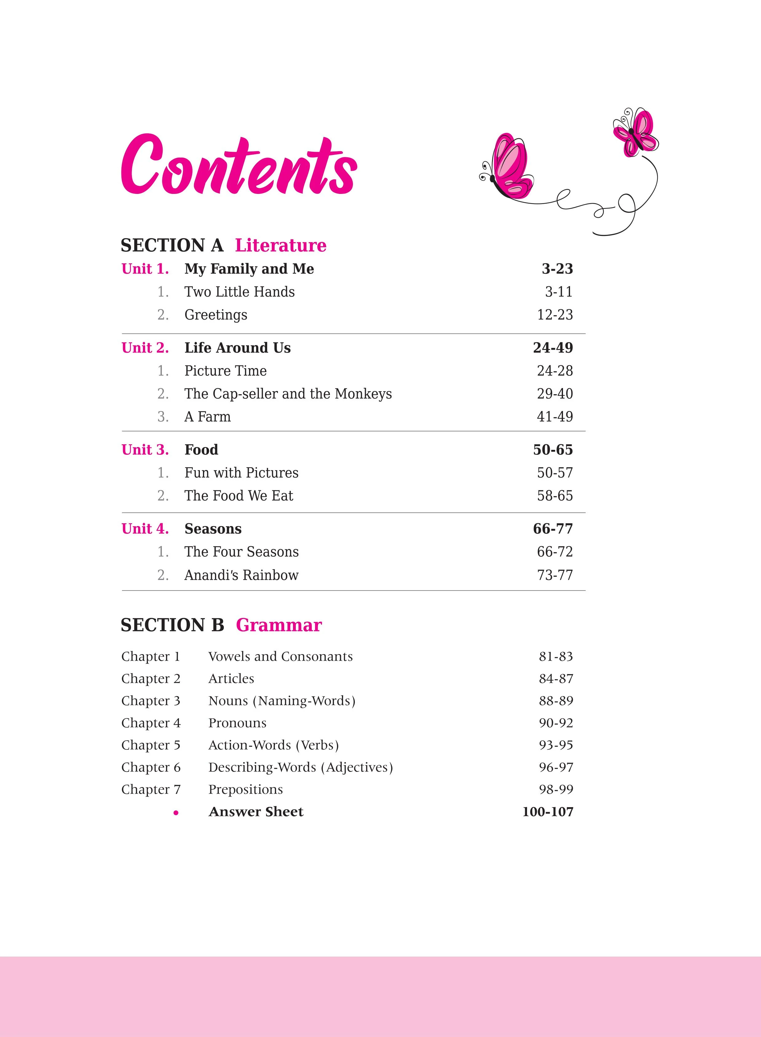 English Workbook Mridang (Class 1) | Based On NCERT Textbook - Image 3