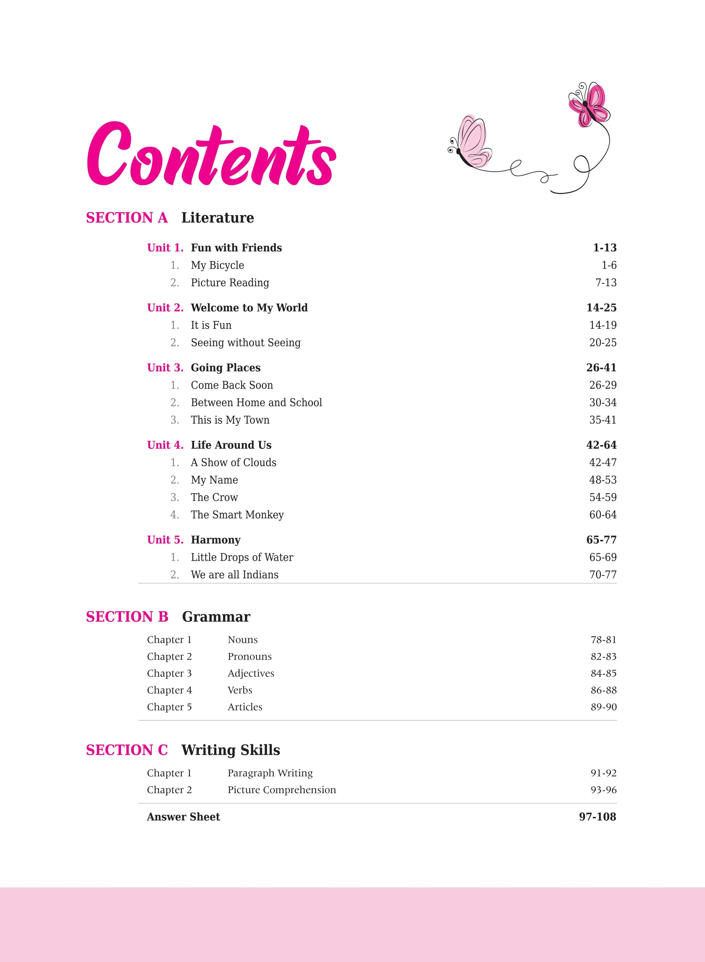 English Workbook Mridang (Class 2) | Based On NCERT Textbook - Image 3