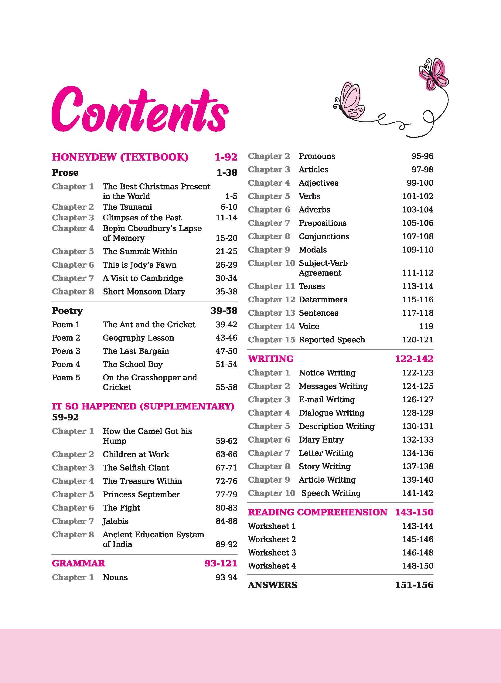 English Workbook Honeydew (Textbook) & It So happened   (Supplementary Reader) (Class 8) | Based On NCERT Textbook - Image 3