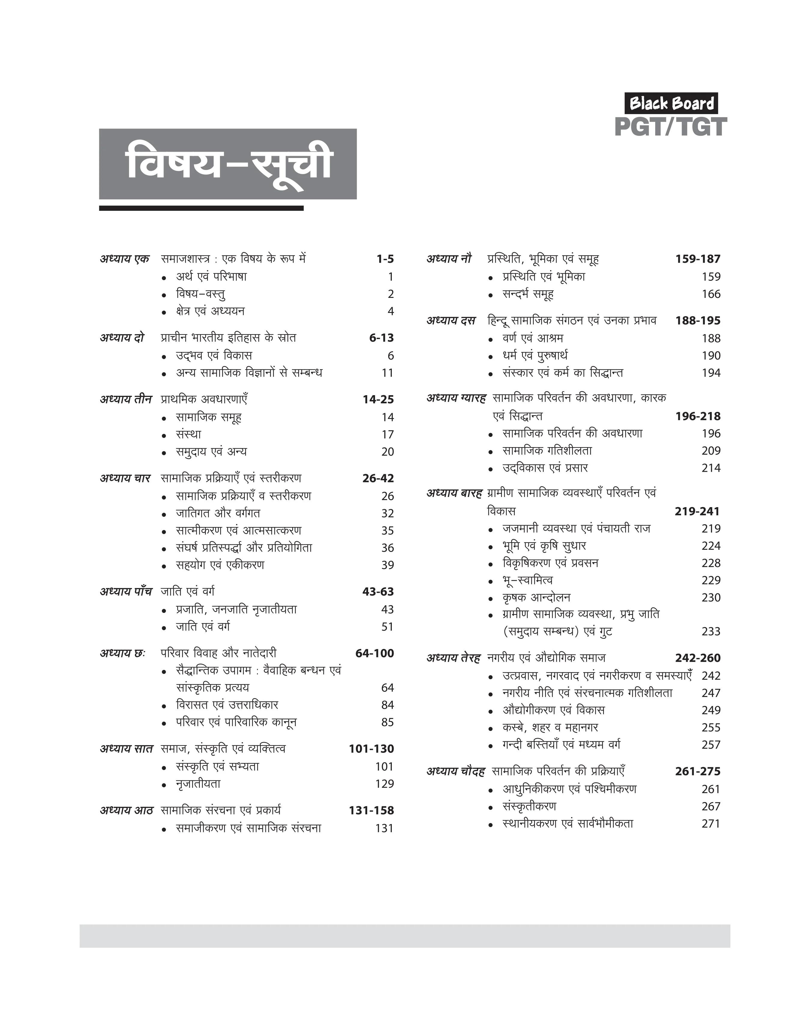 Black Board Series PGT/TGT Samajshastra (Sociology) | Chapterwise Solved Papers | 5000+ MCQs with Explanations | For LT Grade, GIC, DSSSB, Asst. Professor, KVS, NVS, RPSC, BPSC & Other Teacher Exams - Image 3