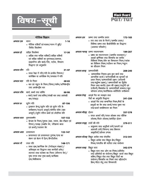 Black Board Series PGT/TGT Vigyan-1 (Bhautik Vigyan) | Chapterwise Solved Papers | 5000+ MCQs with Explanations | For LT Grade, GIC, DSSSB, Asst. Professor, KVS, NVS, RPSC, BPSC & Other Teacher Exams - Image 3
