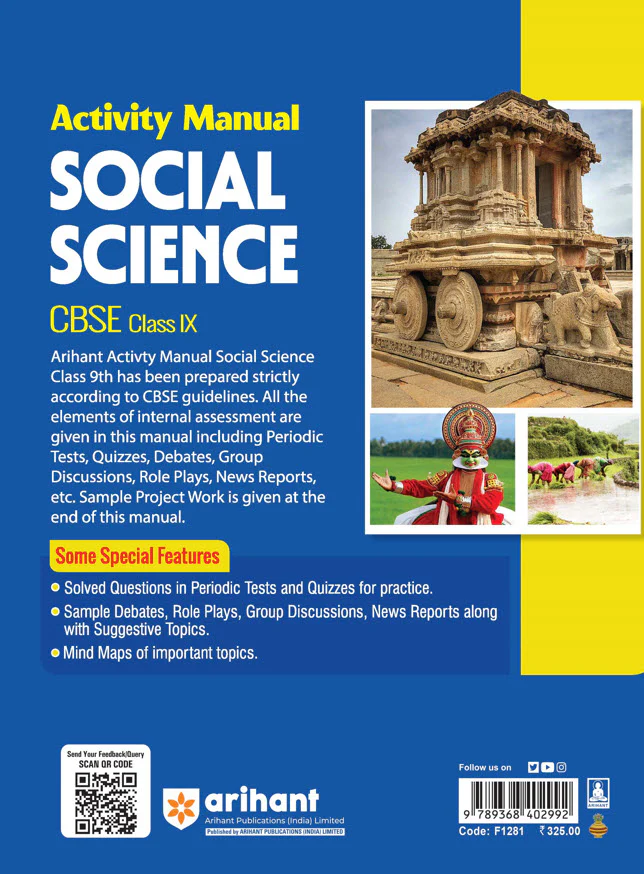 CBSE Activity Manual Social Science Class 9 Exam 2026 | Periodic Test & Project Work - Image 2