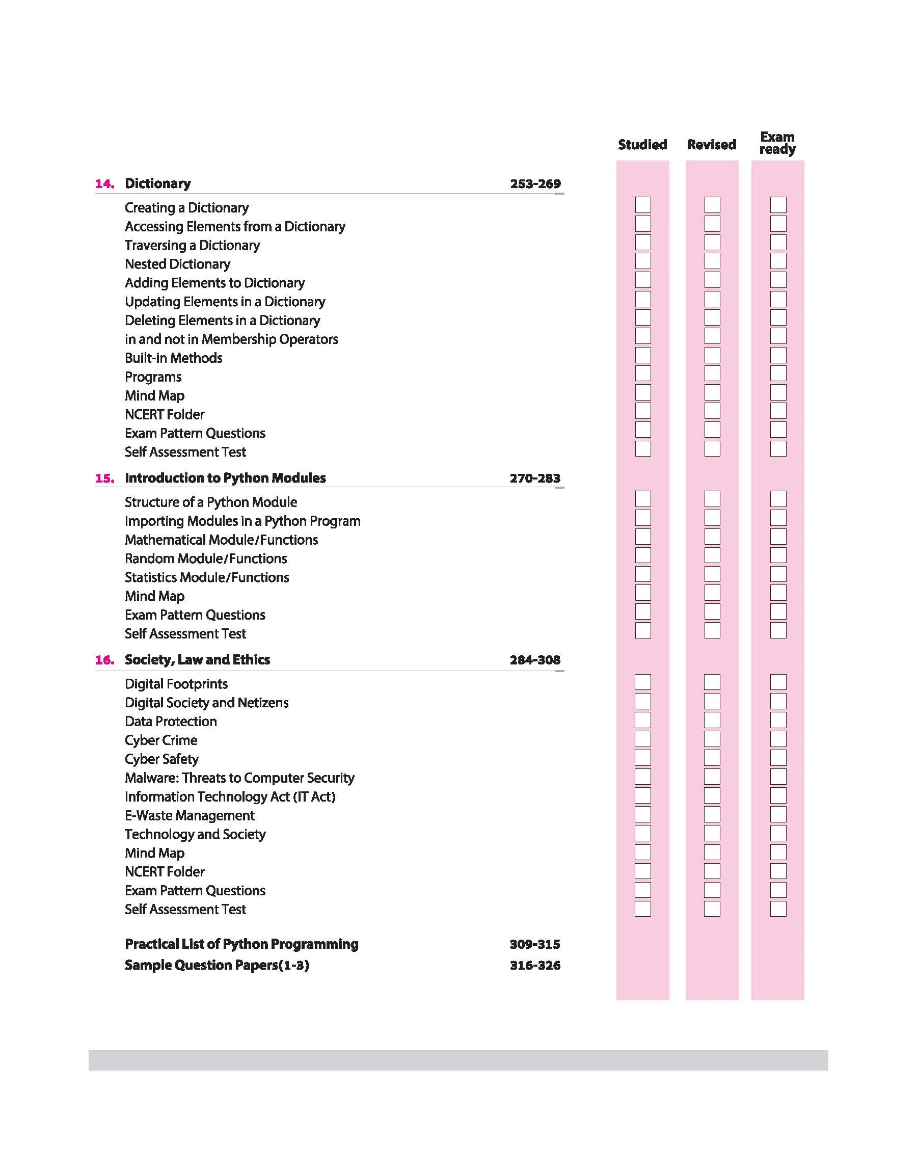 CBSE All in One Computer Science Class 11 Exam 2025-26 | CBQs, MCQs, A-R, Case Based, Sample Question Papers | Including Mind Map - Image 5