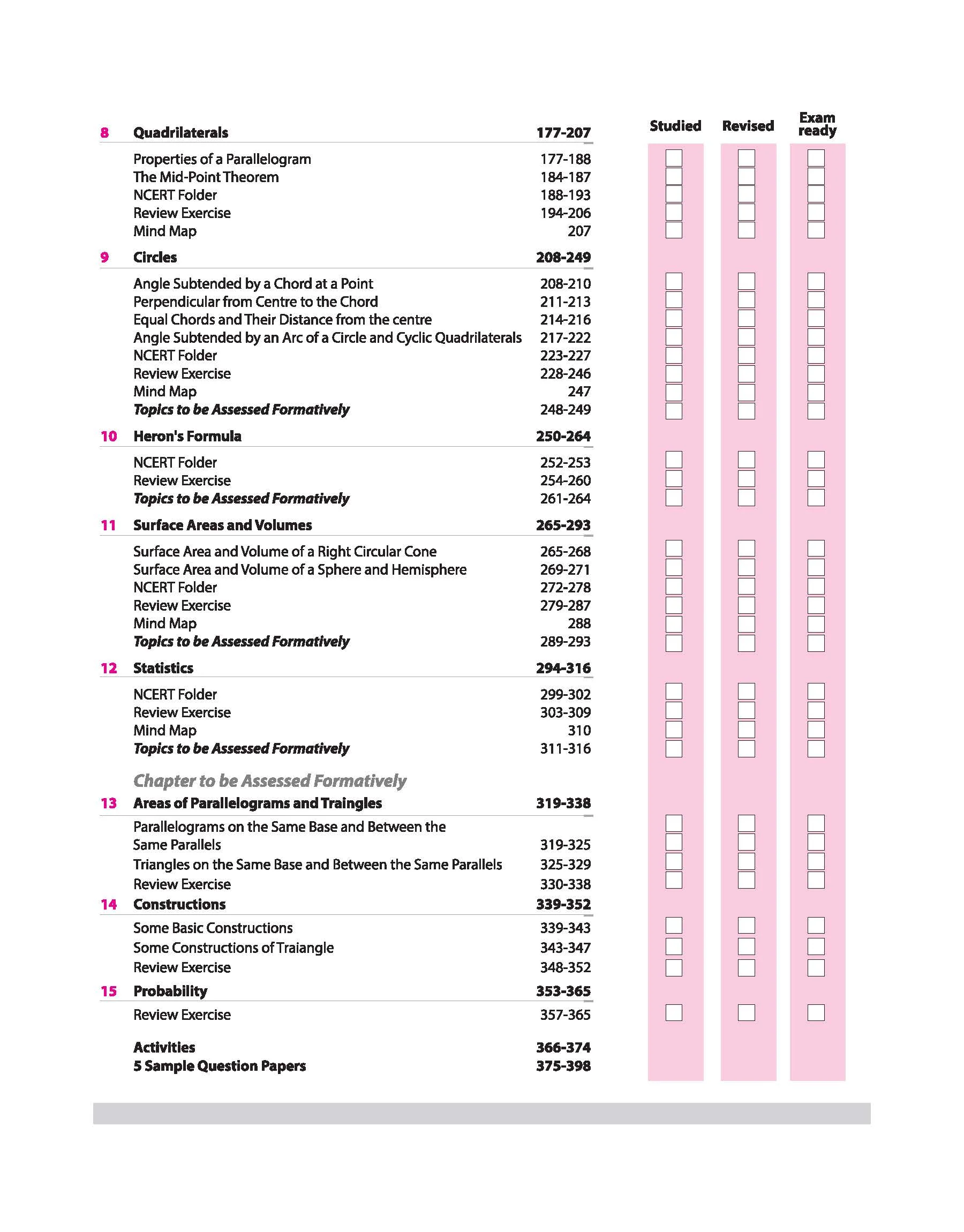 CBSE All in one Mathematics Class 9 Exam 2026| Focused Theory, Practice Exercise, Sample Paper & Board Papers | Mind Maps & CBQs | Revised Edition 2026 - Image 3