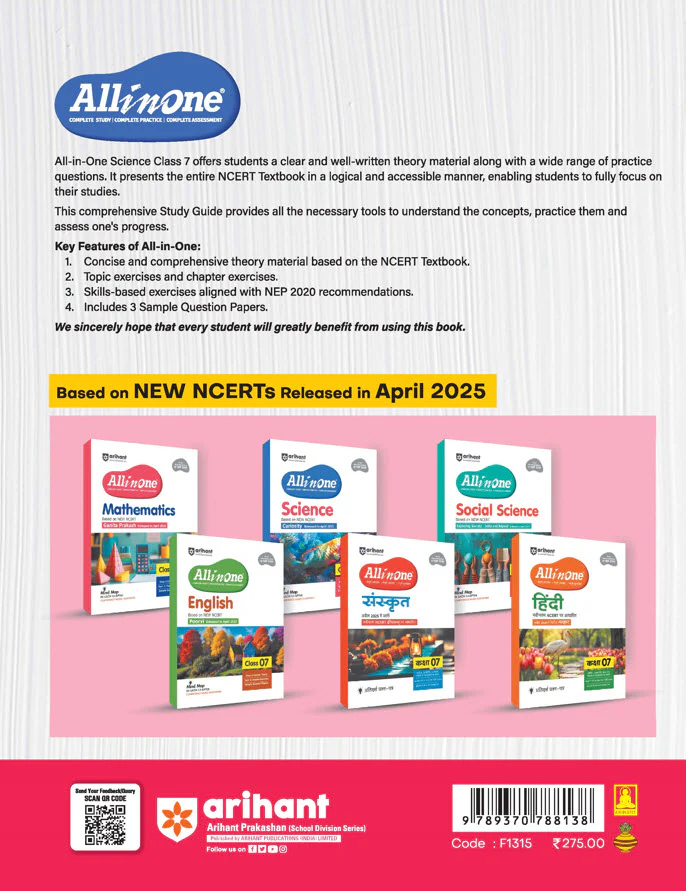 All in One Science Class 7 Exam 2025-26 | Sample Question Papers, in-text & Chapter Exercise  & Clear & Concise Theory | Based on Latest NCERT - Image 6