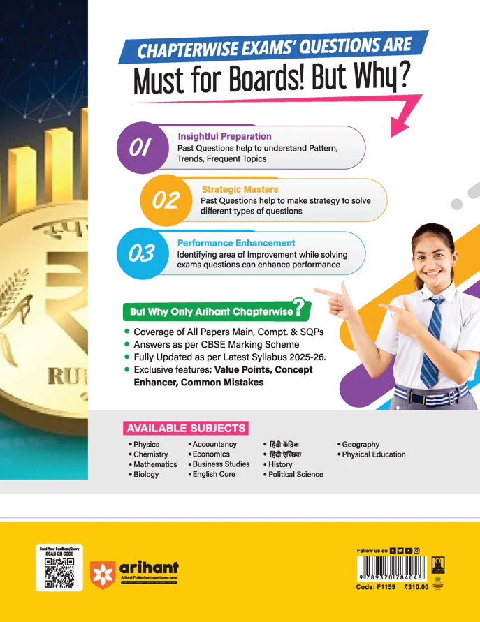 CBSE Chapterwise-Question Bank (2025 - 2016) Economics Class 12th Exam | Value Points, Concept Enhancer & Common Mistakes | English Medium - Image 2