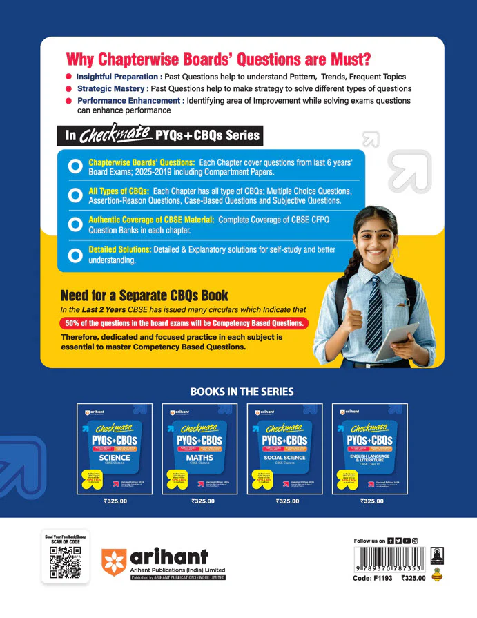 Checkmate CBSE Class 10  Social Science | PYQs & CBQs (Competency Based Questions & Previous Year Question)| Updated Edition 2026 - Image 2