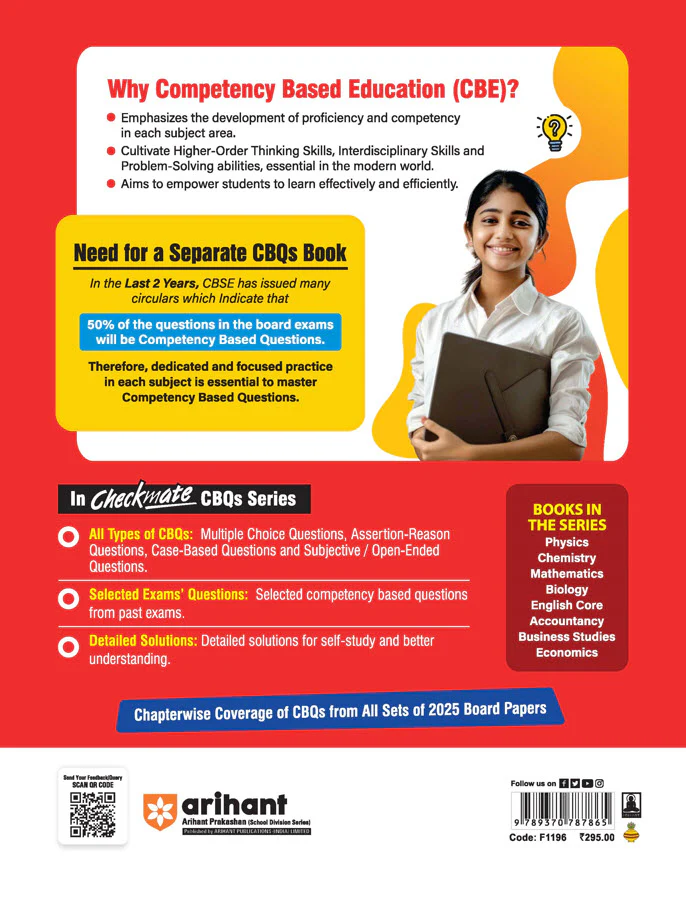 Checkmate CBSE Class 12 Mathematics Competency Based Questions (CBQs) | Updated Edition 2026 - Image 2