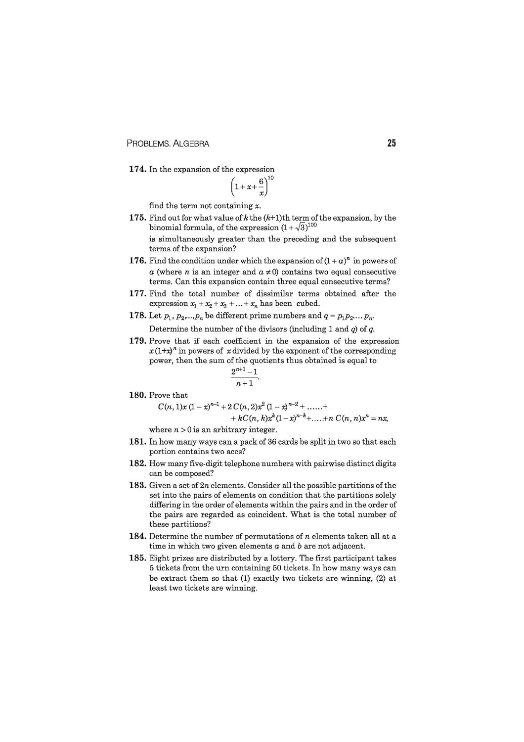 Classic Texts Series Problems in Elementary Mathematics by V. Lidsky | Maths Problem Book for JEE, Olympiads, CUET, NDA and Competitive Exams 2027 - Image 9
