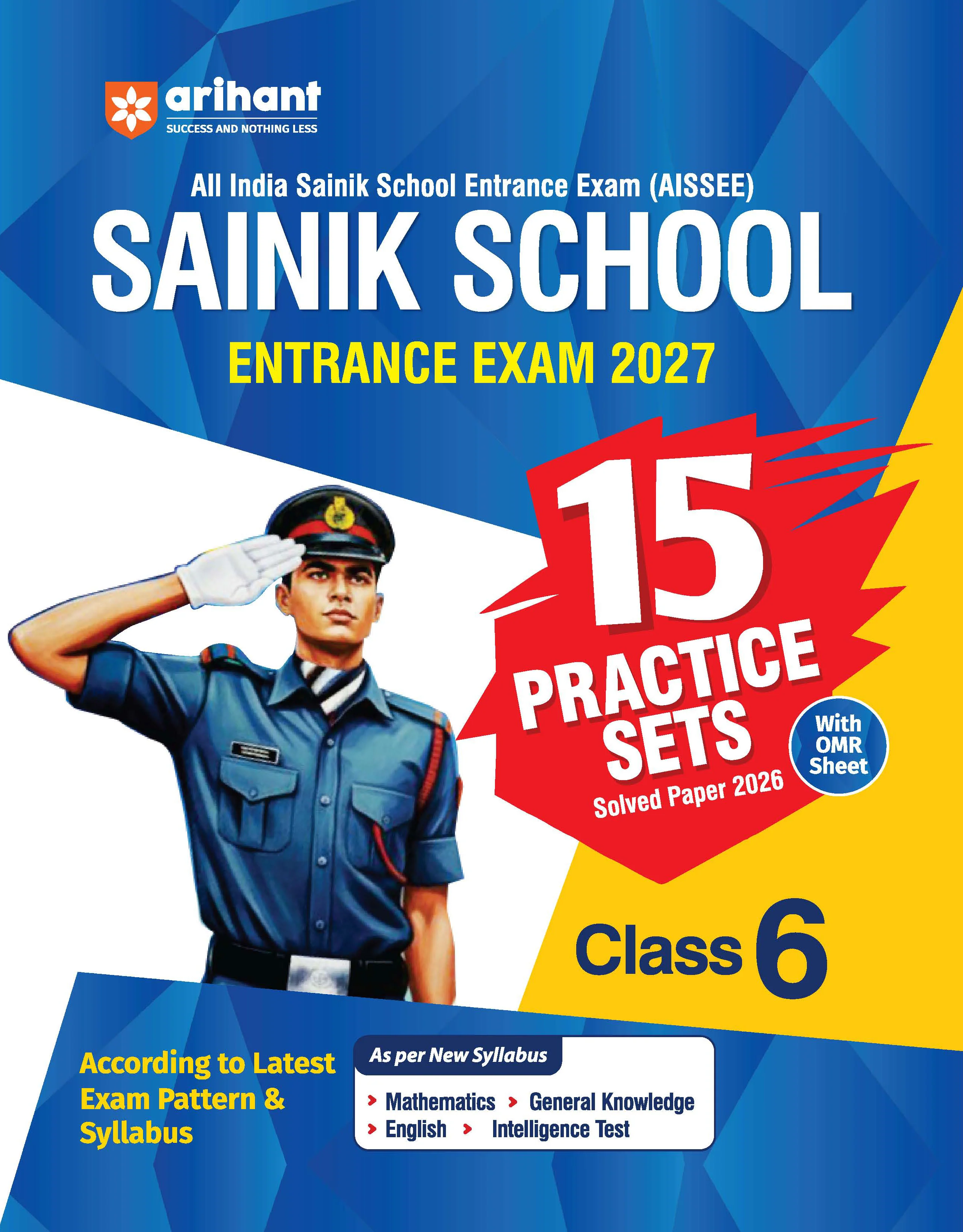 Combo of AISSEE Sainik  School Class 6 Entrance Exam 2027 | Study Guide, 15 Practice Sets with Solved Paper 2026 | English Medium - Image 3
