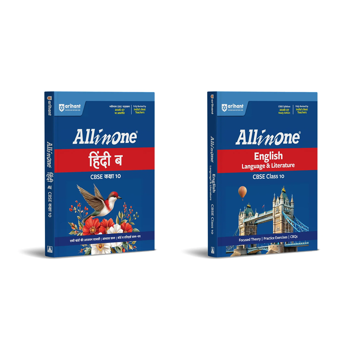 Combo of cbse all in One Class 10 Exam 2026-2027 | English Lang. & Hindi-A | Revised Edition as per Latest Syllabus