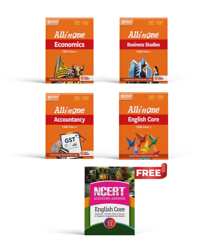 Combo of CBSE All in One Class 11th Exam 2026-2027 | English Core, Hindi Akchik, History, Political Science, Geography | With Free NCERT Solutions- English for Class 11th @90