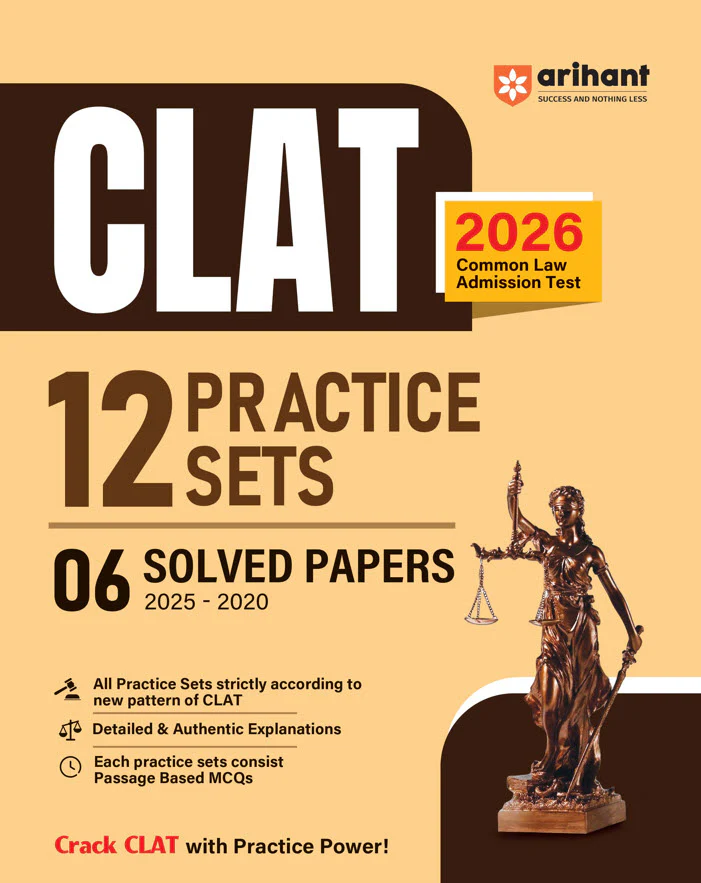 Combo of CLAT Exam 2026 | Study Guide & 13 Practice Sets & 05  Solved Paper | English Medium - Image 3