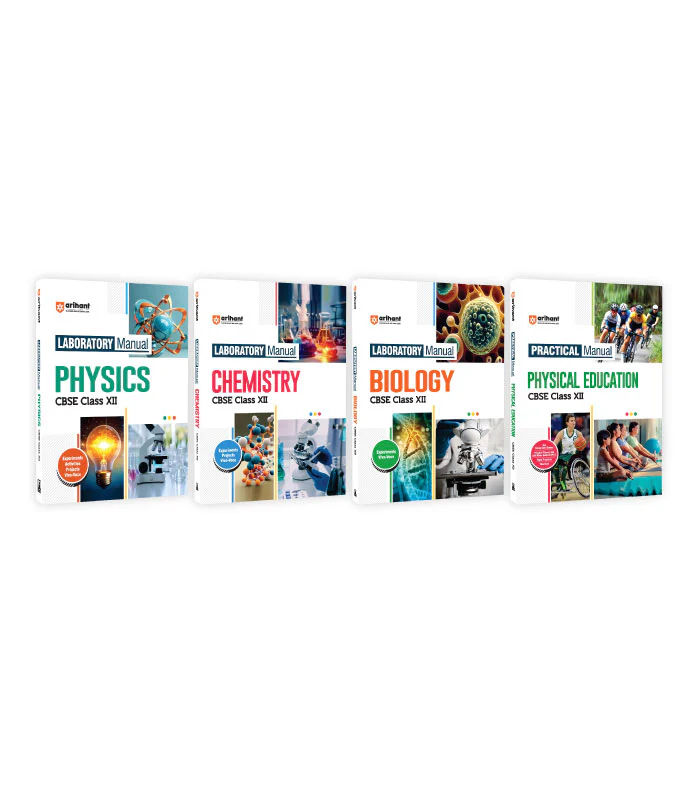 Combo of Laboratory Manual CBSE Physics, Chemistry, Biology & Physical Education Class 12th