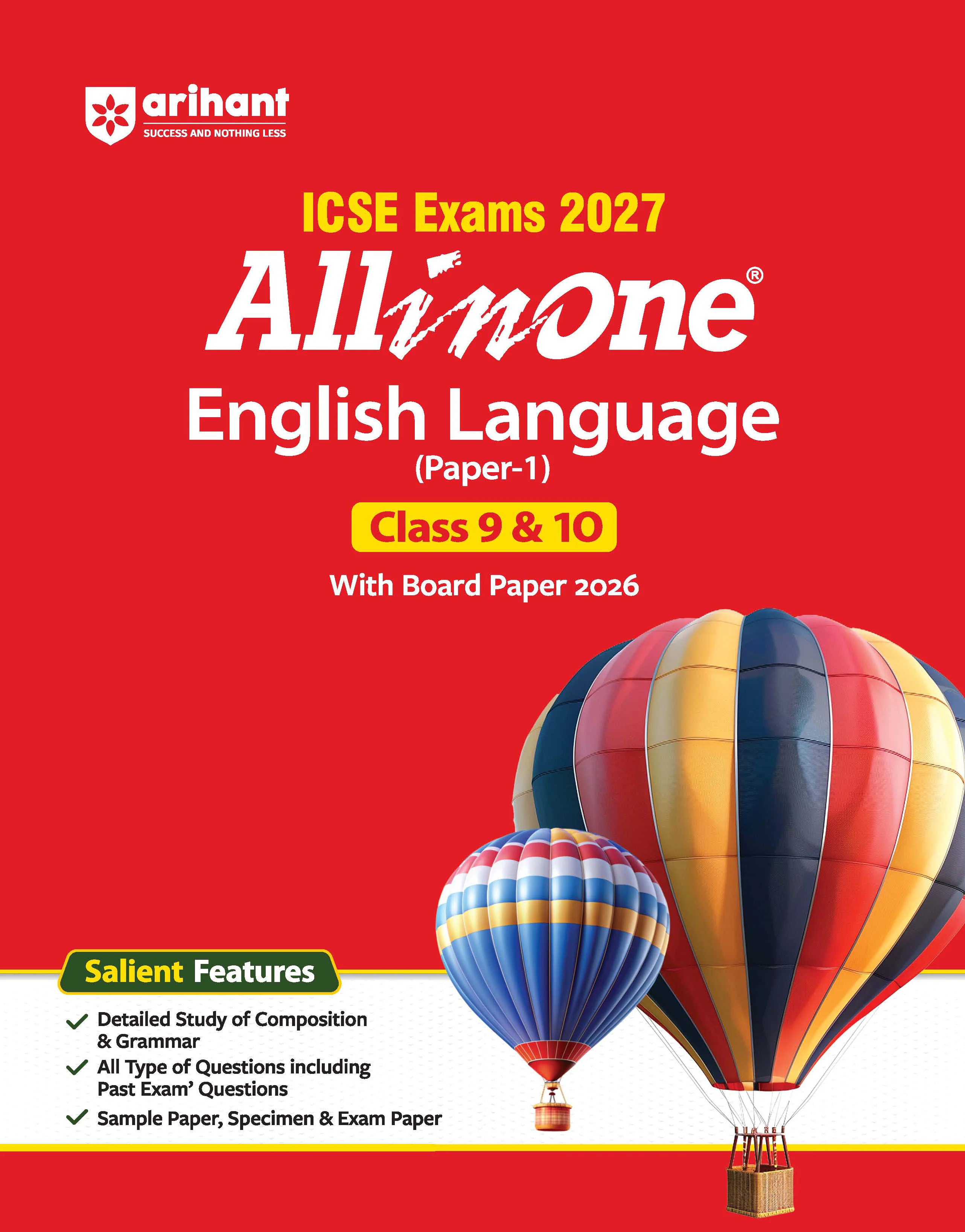ICSE All in One English Language (Part -1) Class 9 & 10 Exam 2027 | Complete Study Guide with Internal Assessment | Theory, Chapter Exercises, Sample Papers & Exam Questions