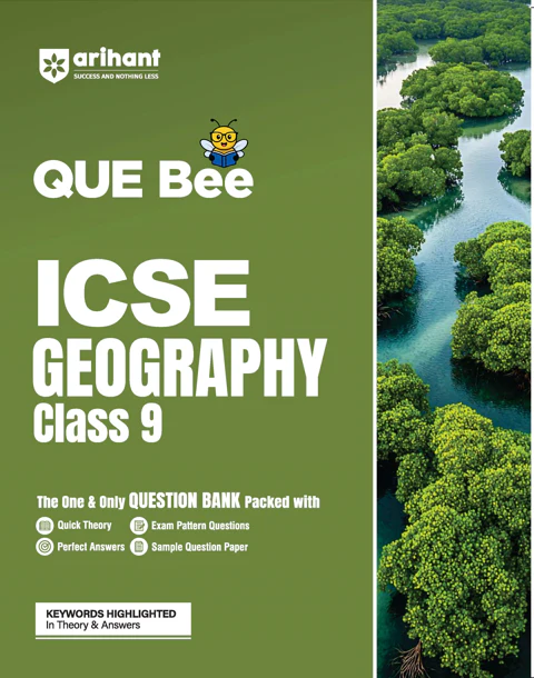 ICSE QUE Bee Geography Class 9 Exam 2026 | Quick Theory, Exam Pattern Questions, 10 years PYQs | Key Words Highlighted In Theory & Answers