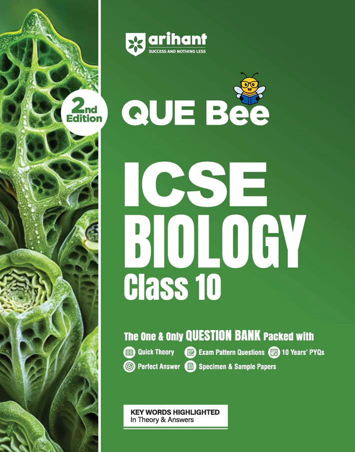 ICSE Biology Class 10 Exam | Quick Theory, Exam Pattern Questions & Sample Papers | As per Latest ICSE Syllabus | Que Bee 2nd Edition