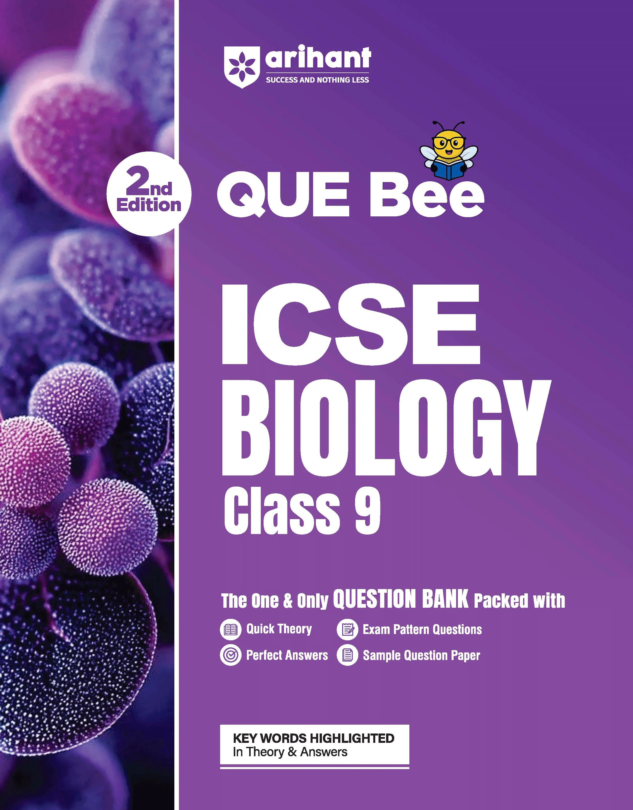 Combo of ICSE QUEE BEE Class 9 Exam 2027 | Physics, Chemistry, Biology & Mathematics | As per Latest ICSE Syllabus | Que Bee 2nd Edition - Image 5