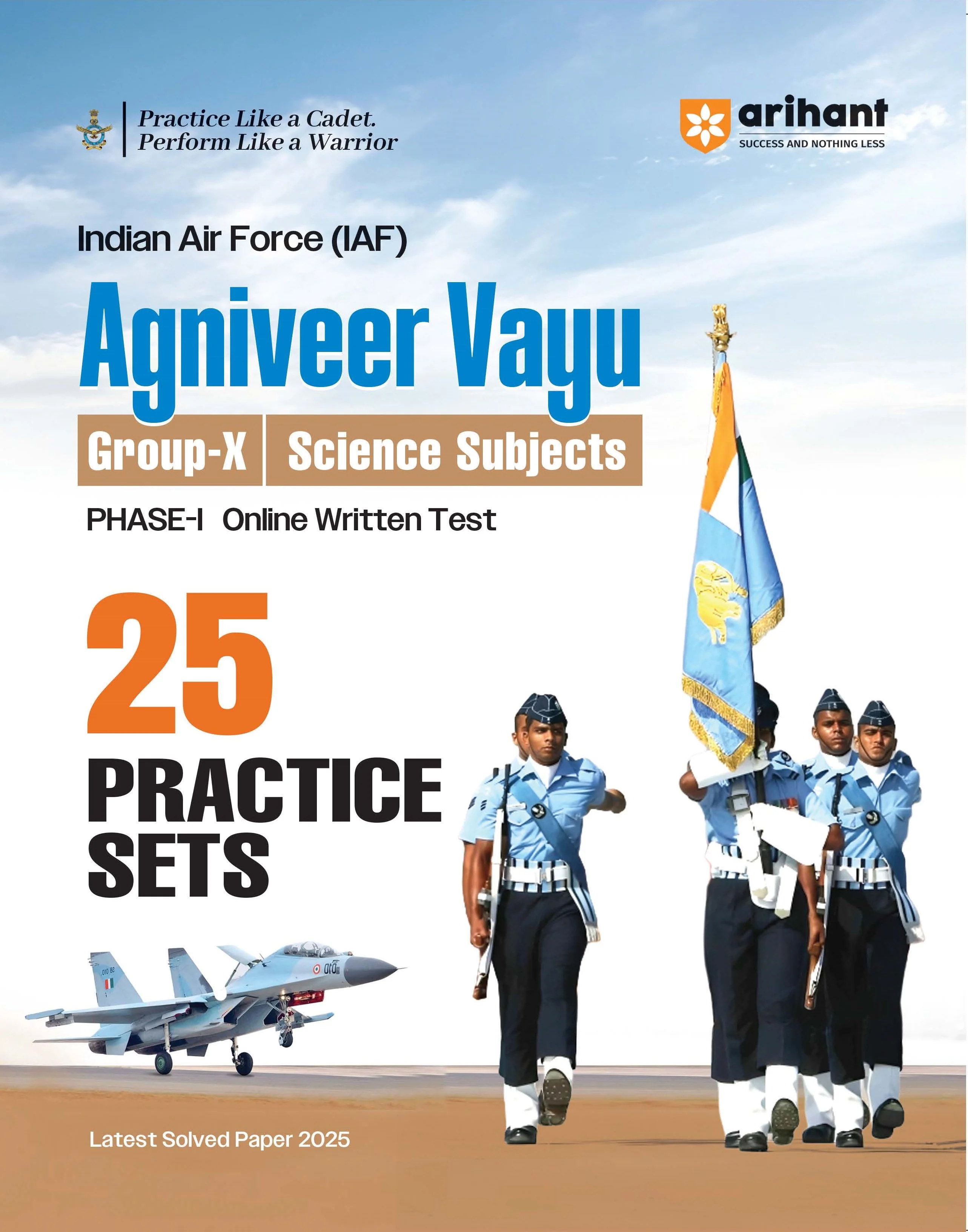 Combo of Indian Air Force Agniveer Vayu (Phase 1) Online Exam 2026 | Group X Science (Physics, Mathematics, English) & Group X Science 25 Practice Sets | English Medium - Image 3
