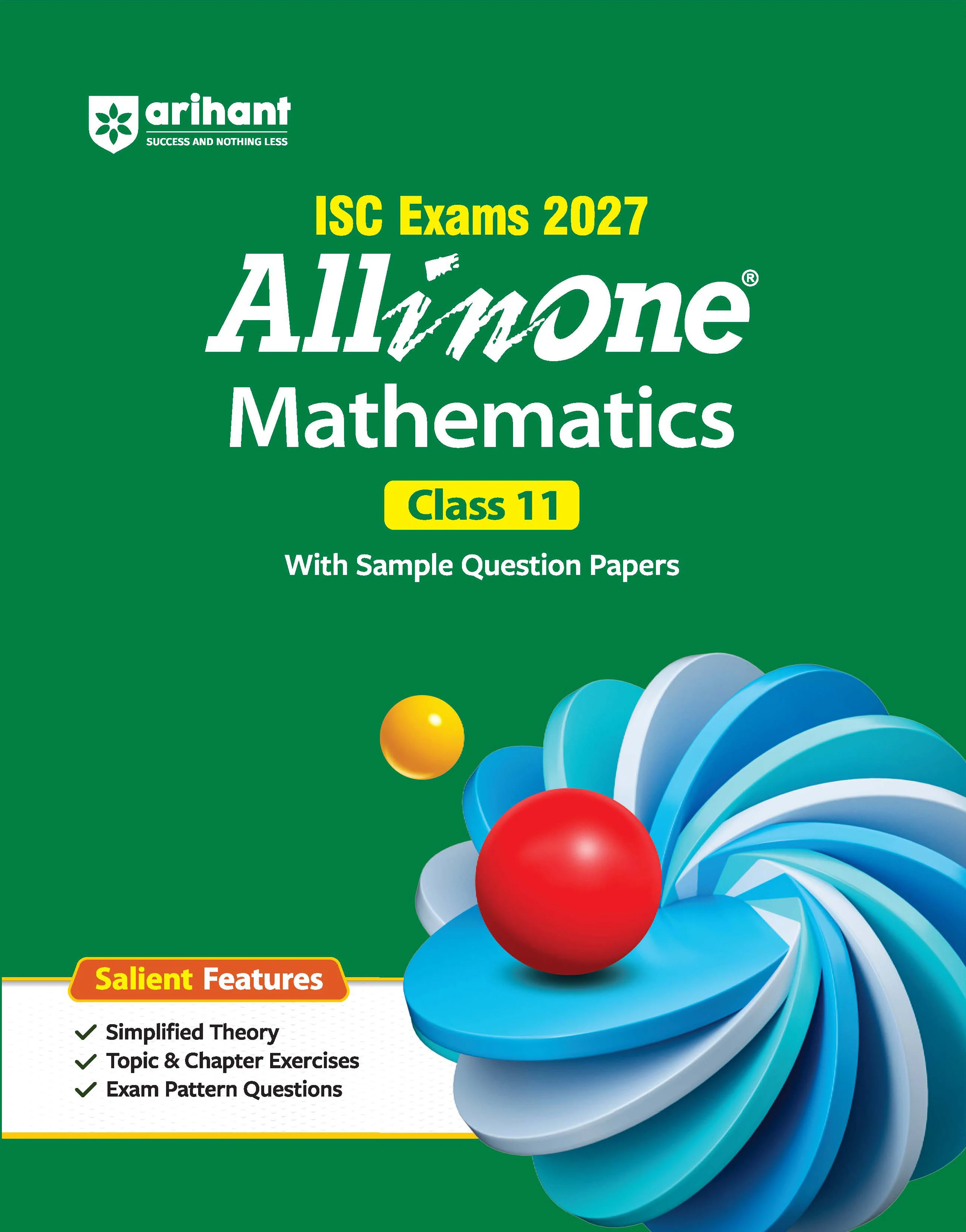 ISC All in One Mathematics Class 11 Exam 2027 | Complete Study Guide with Internal Assessment | Theory, Chapter Exercises, Sample Papers & Exam Questions