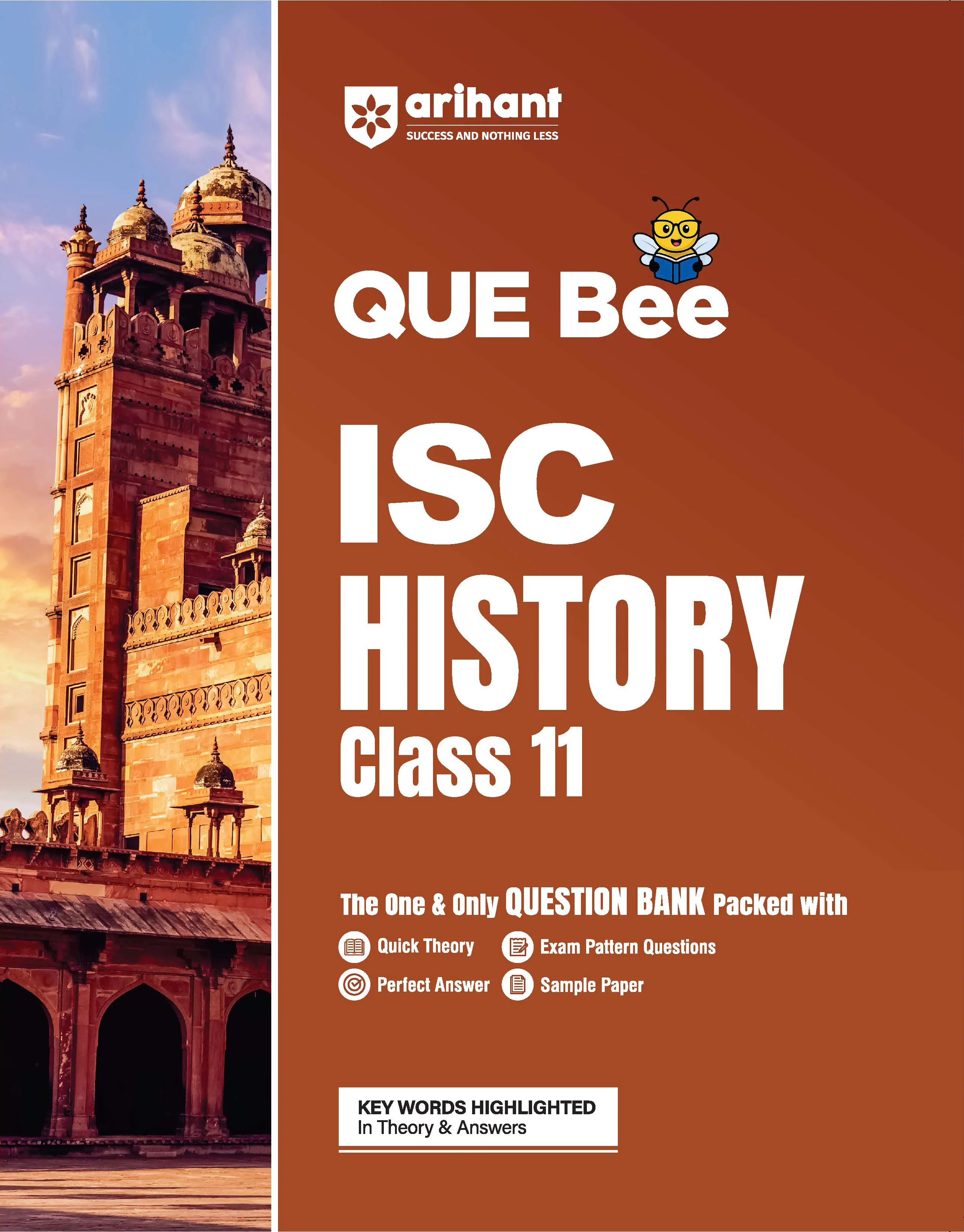 ISC History Class 11 Exam | Quick Theory, Exam Pattern Questions & Sample Papers | As per Latest ICSE Syllabus | Que Bee 2nd Edition