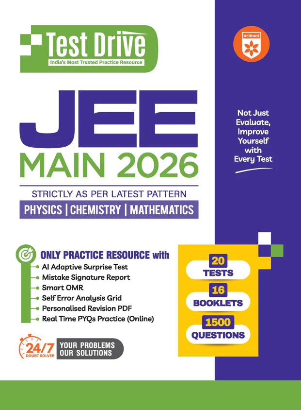 Combo of Master Stroke JEE Main & Advance + Test Drive Exam 2026 | Physics, Chemistry & Mathematocs | English Medium - Image 5