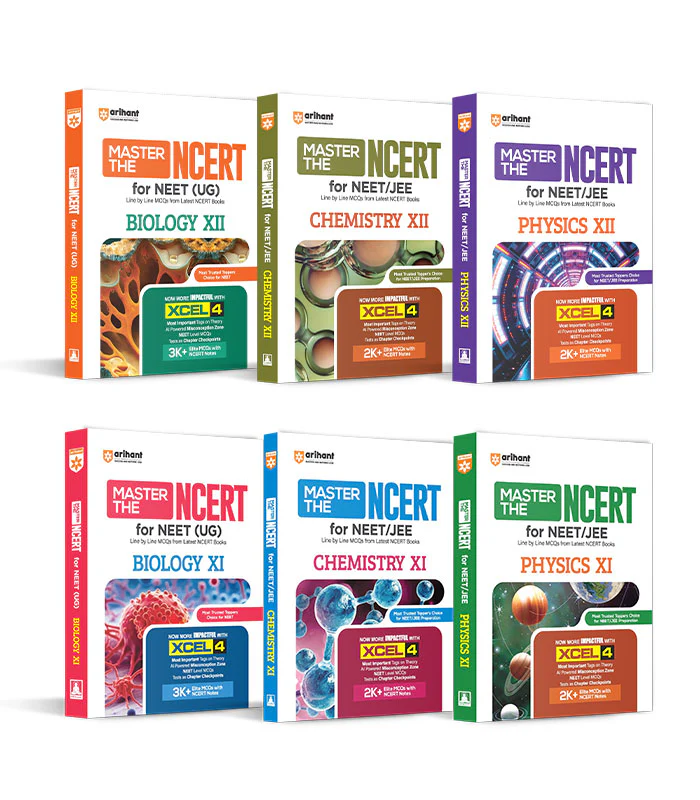 Combo of Master the Ncert Class 11th & 12th Exam 2026-27 | Chemistry, Physics & Biology | FREE Online Support | Revised Edition 2026