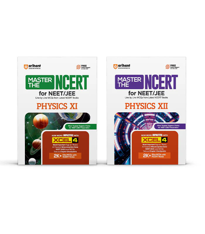Combo of Master the NCERT Physics Class 11th & 12th | For JEE & CUET 2026 | English Medium