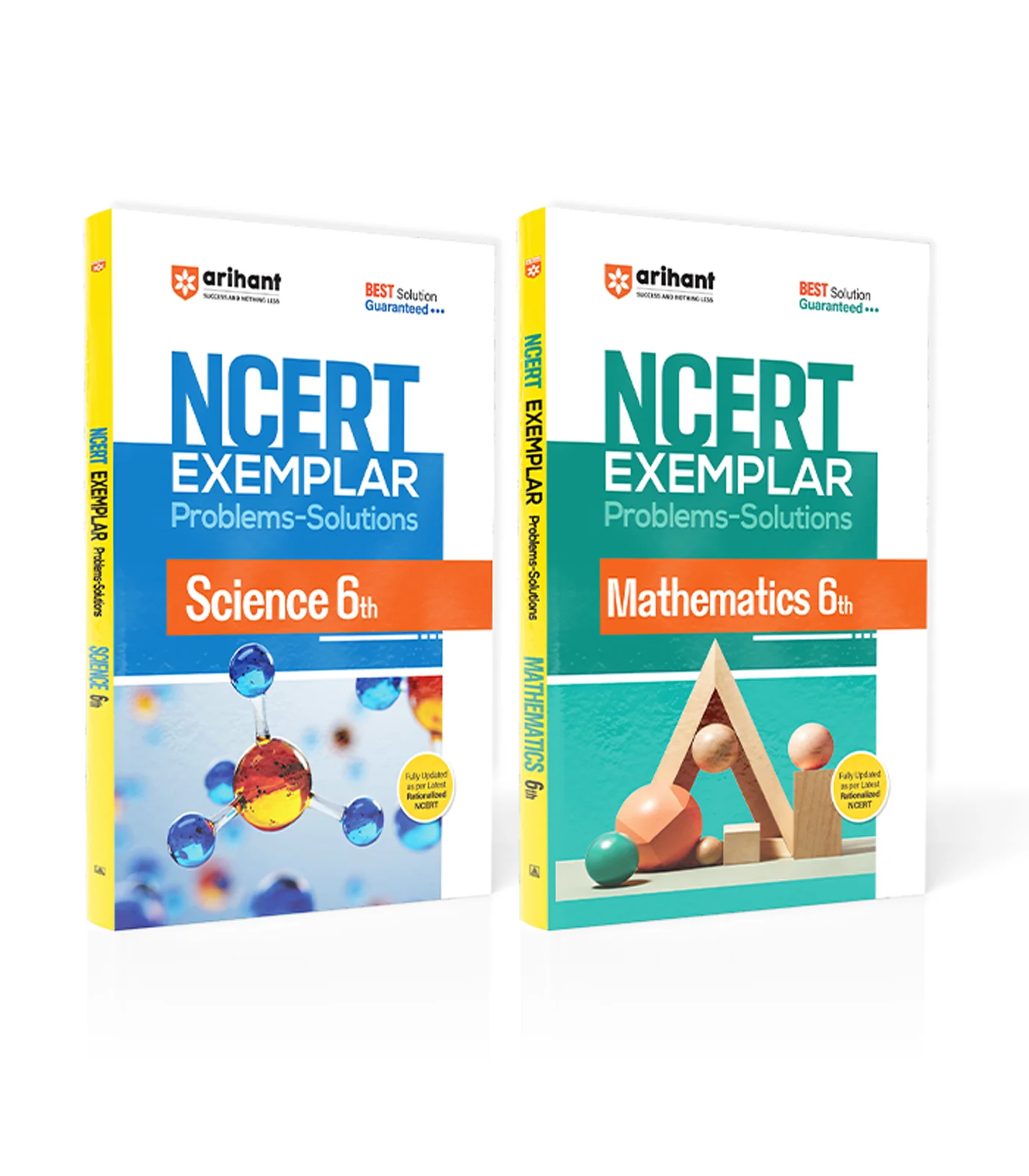 Combo of NCERT Exemplar Science & Mathematics Class 6 | Problems & Solutions | Fully Updated as per Latest Rationalised NCERT | English Medium