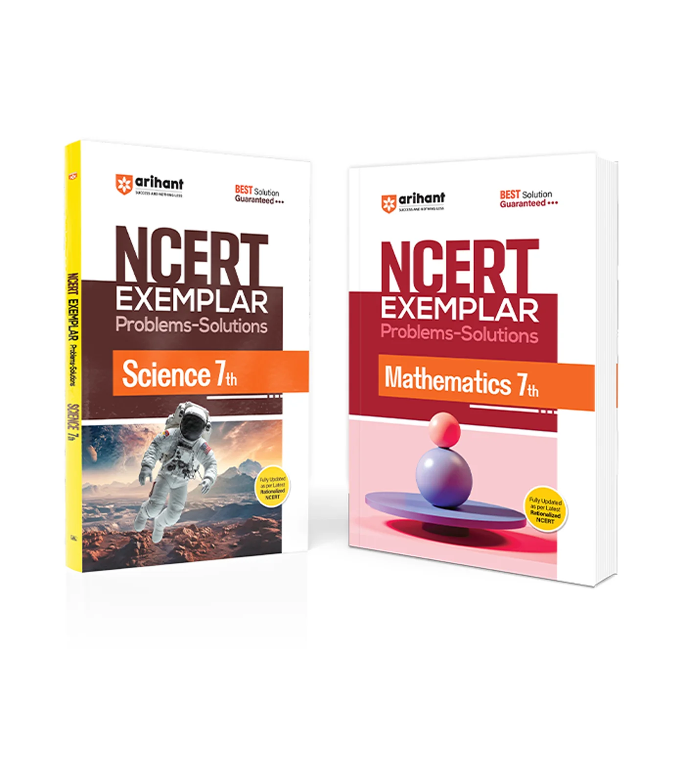 Combo of NCERT Exemplar Science & Mathematics Class 7 | Problems & Solutions | Fully Updated as per Latest Rationalised NCERT | English Medium