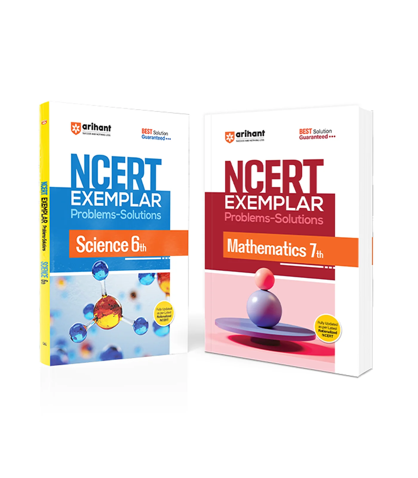 Combo of NCERT Exemplar Science & Mathematics Class 8 | Problems & Solutions | Fully Updated as per Latest Rationalised NCERT | English Medium