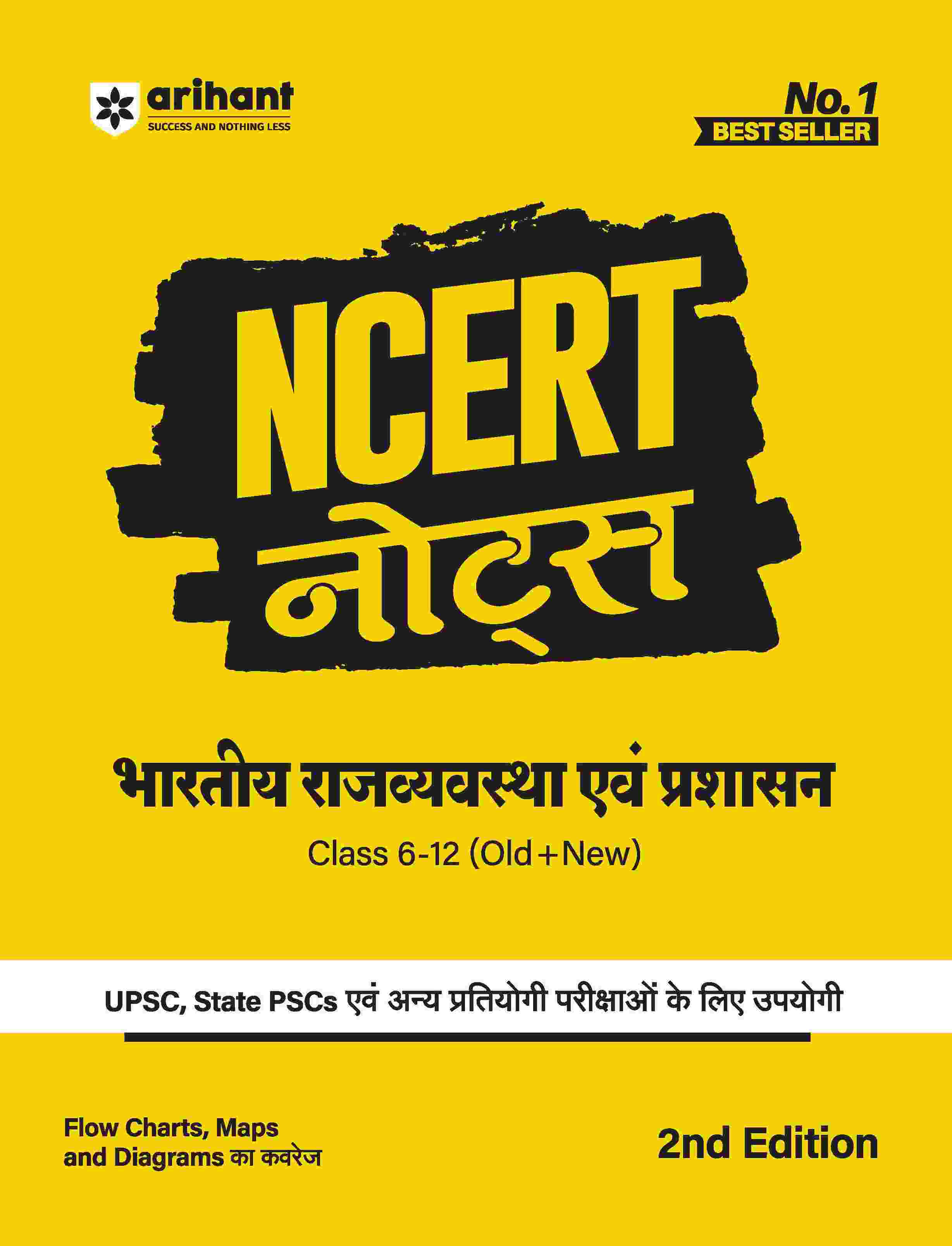NCERT Notes Indian Polity and Governance (Class 6-12) | 2nd Revised Edition | For UPSC and Other Competitive Exams | Hindi Medium